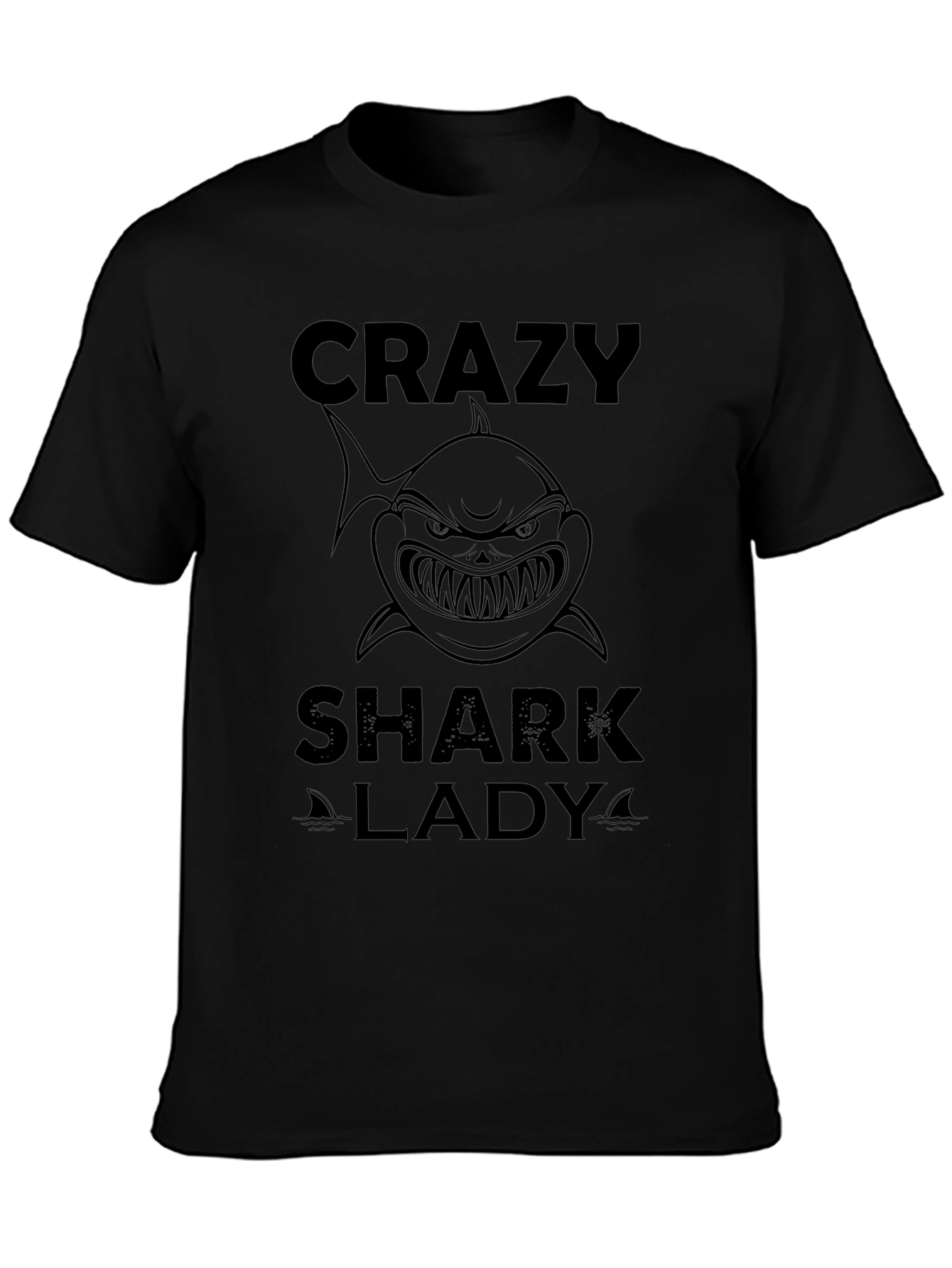 Crazy Shark Lady T-Shirt