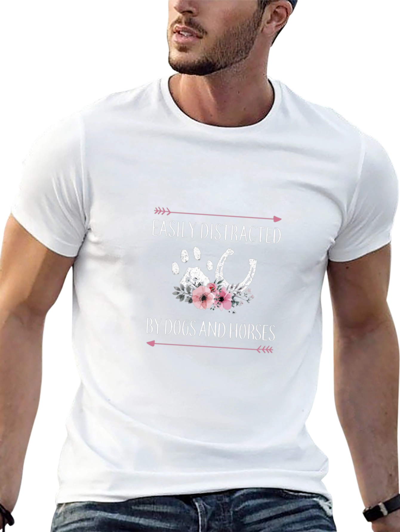 Easily Distracted by Dogs and Horses T-Shirt