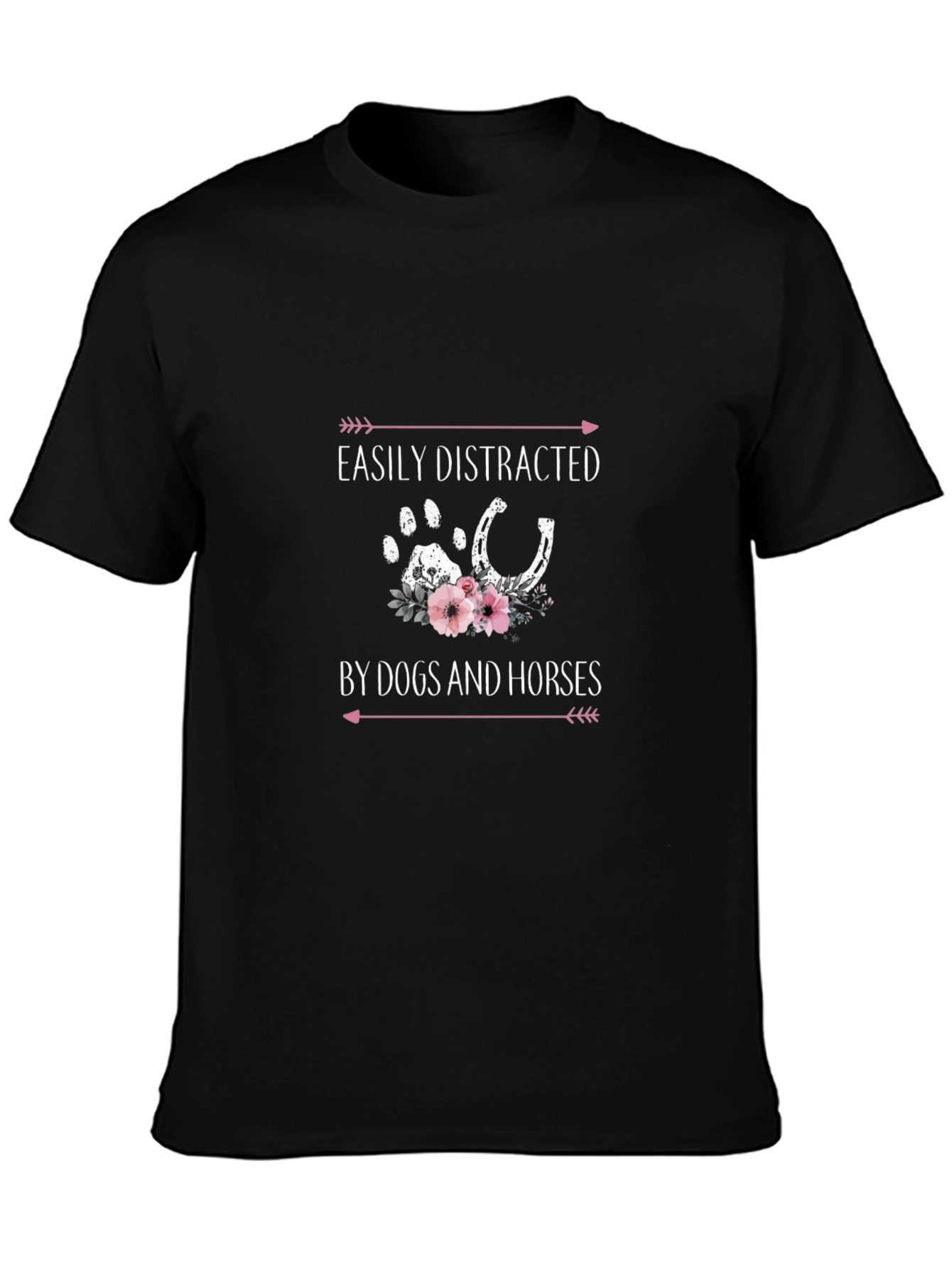 Easily Distracted by Dogs and Horses T-Shirt