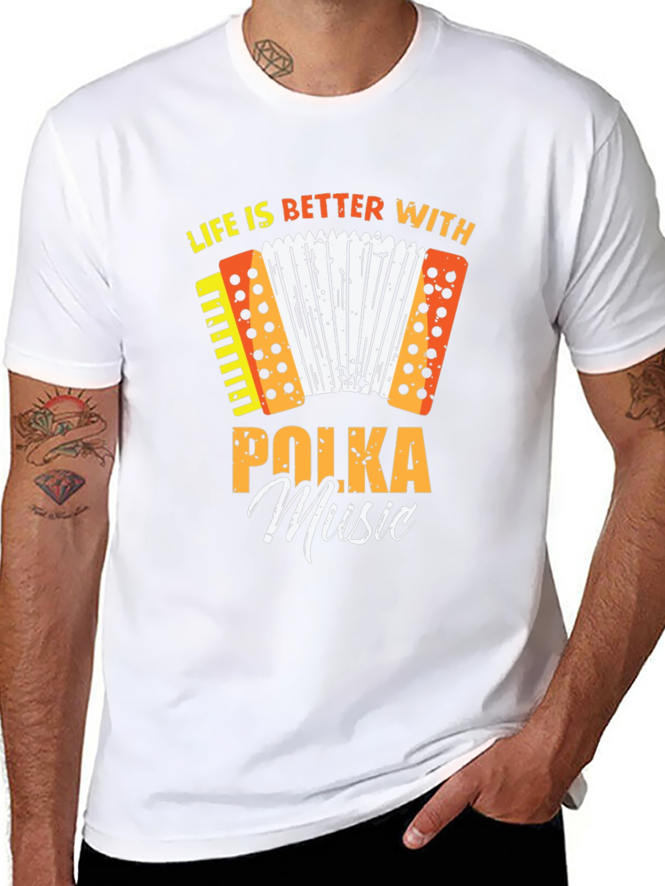 Life is Better With Polka Music T-Shirt