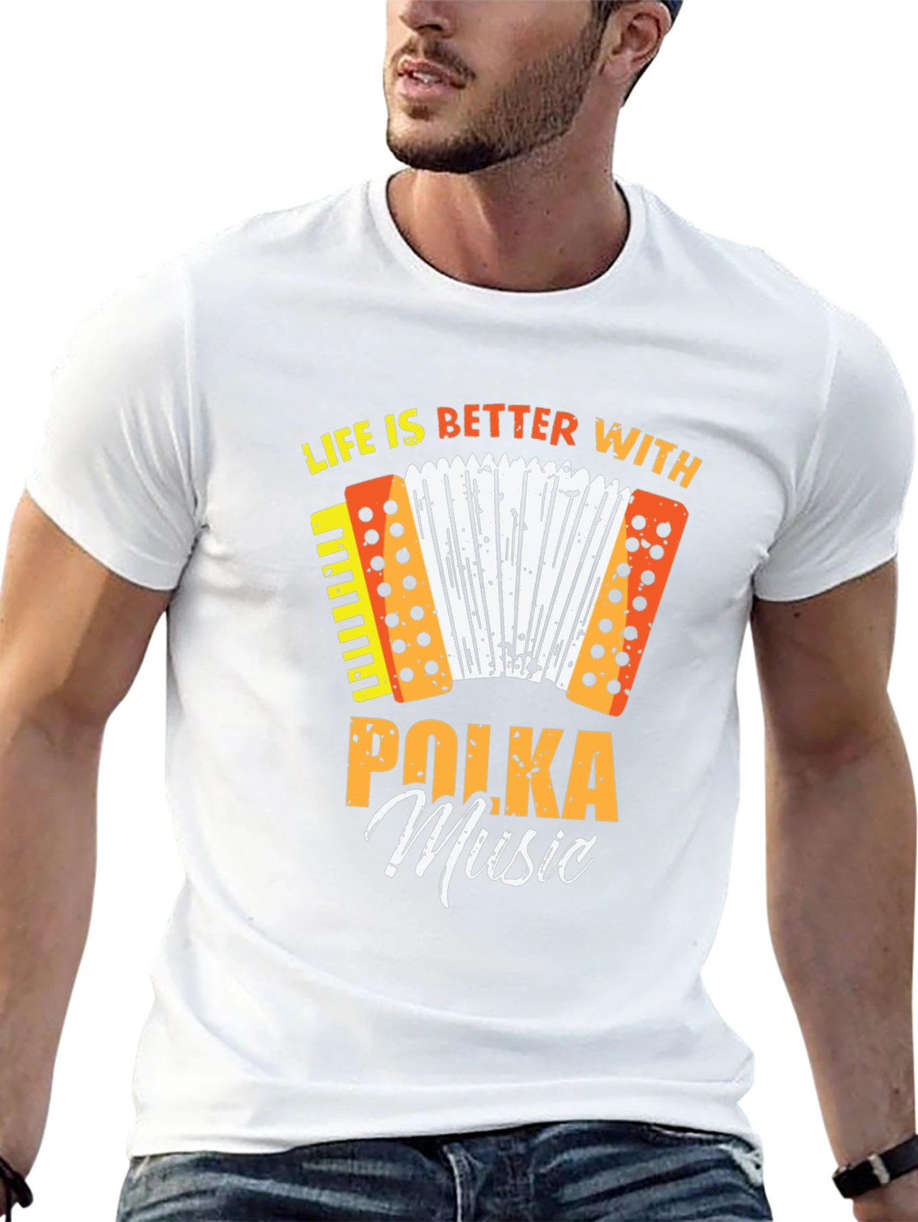 Life is Better With Polka Music T-Shirt