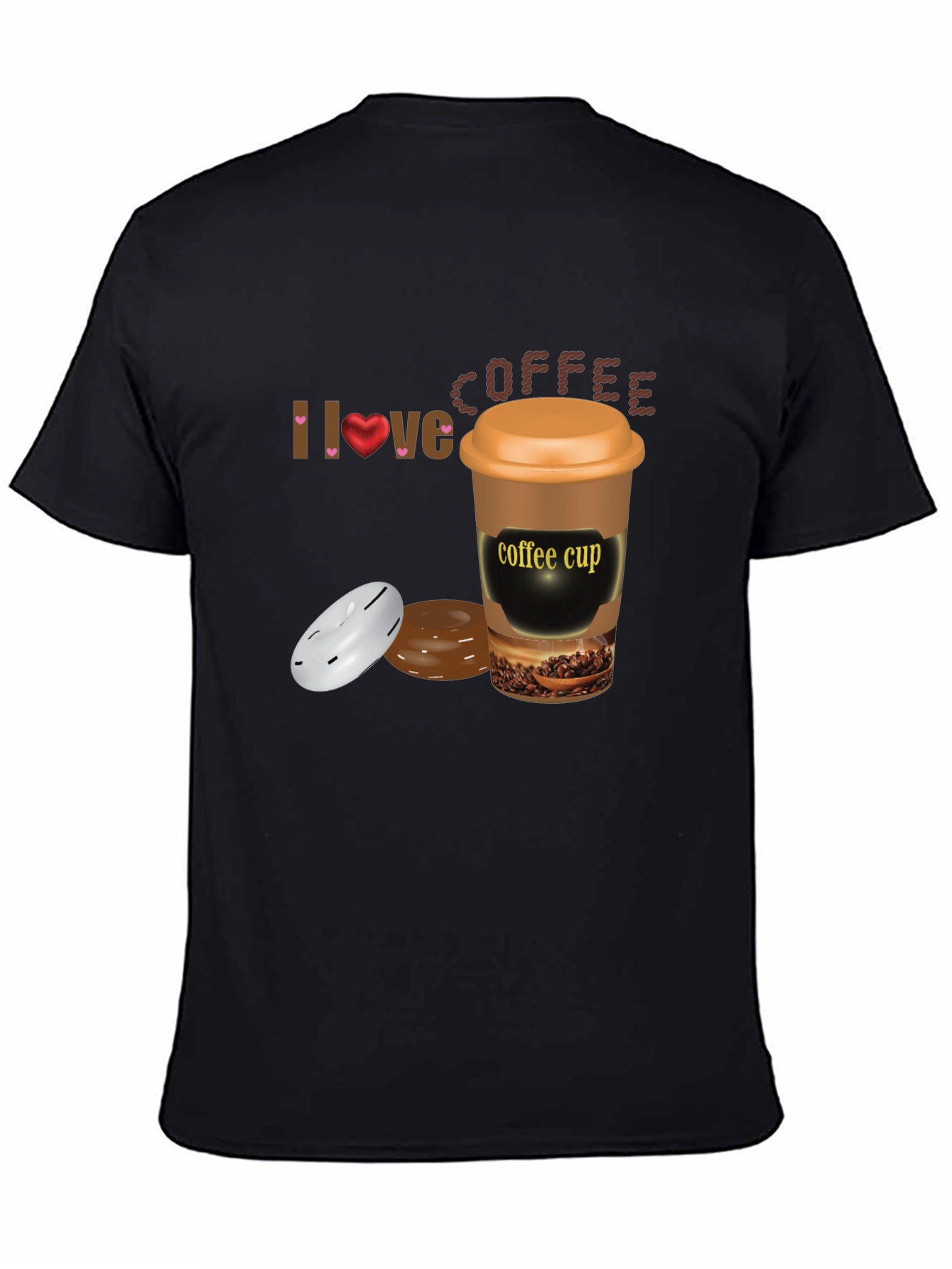 I Love Coffee T-Shirt - Unisex Cotton Blend Tee