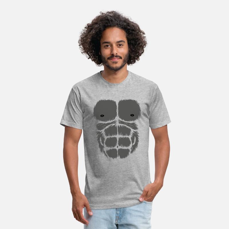 Gorilla Chest Belly Monkey Ape Muscle Kids Adult F