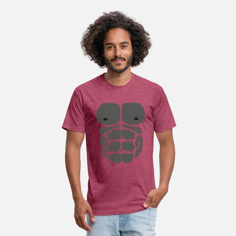 Gorilla Chest Belly Monkey Ape Muscle Kids Adult F