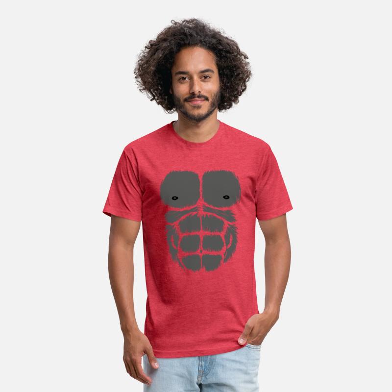 Gorilla Chest Belly Monkey Ape Muscle Kids Adult F