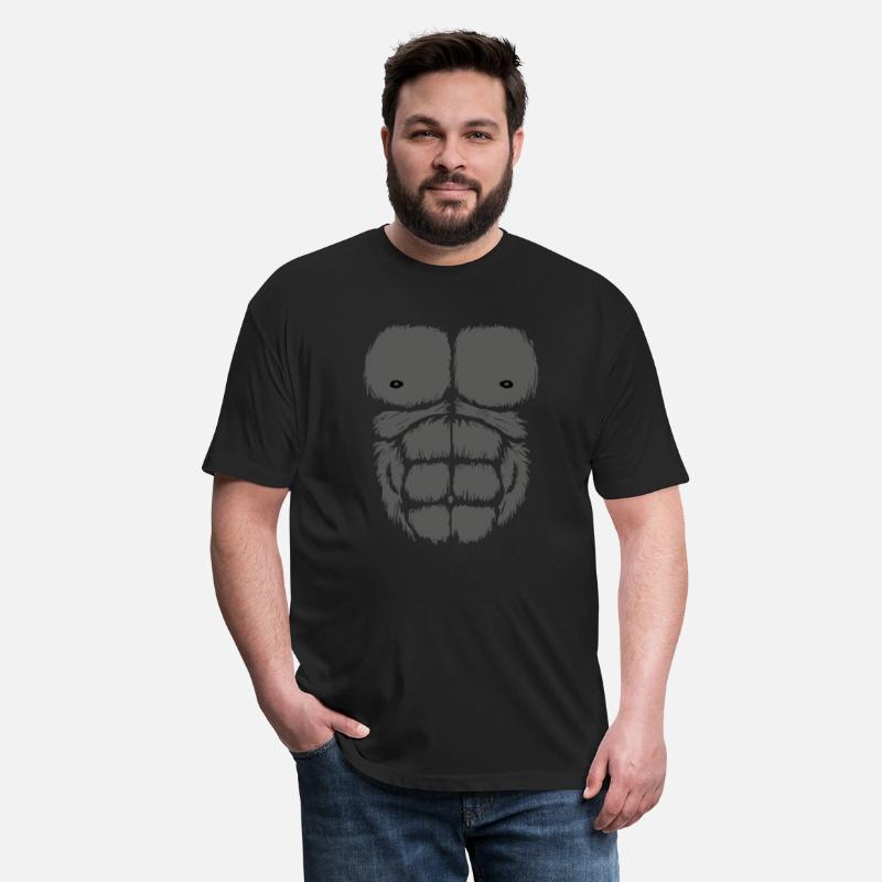 Gorilla Chest Belly Monkey Ape Muscle Kids Adult F