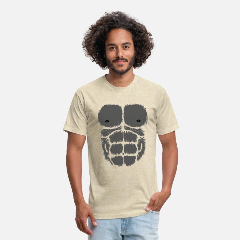 Gorilla Chest Belly Monkey Ape Muscle Kids Adult F