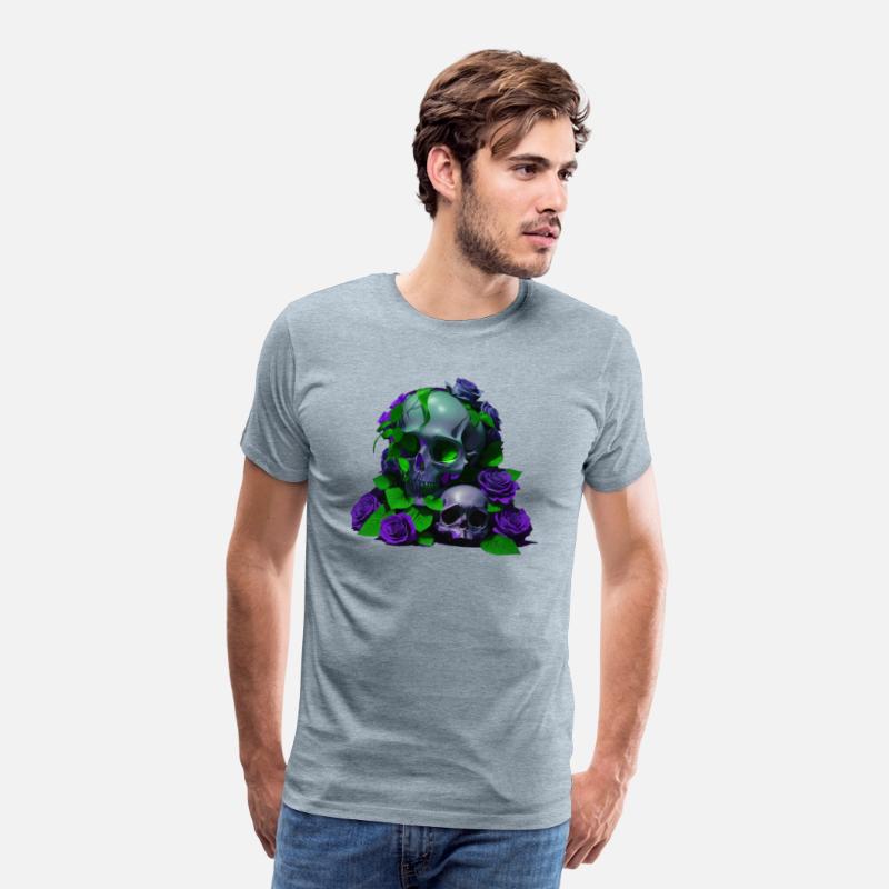 Gothic Elegance Meets Urban Flair: Green and Viole