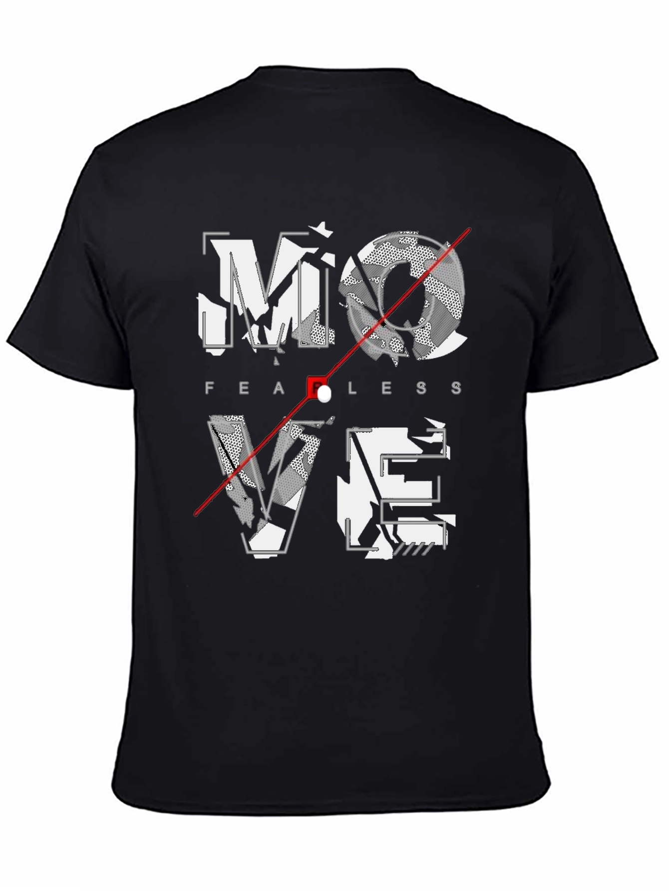 Fearless Move Graphic Tee - Black