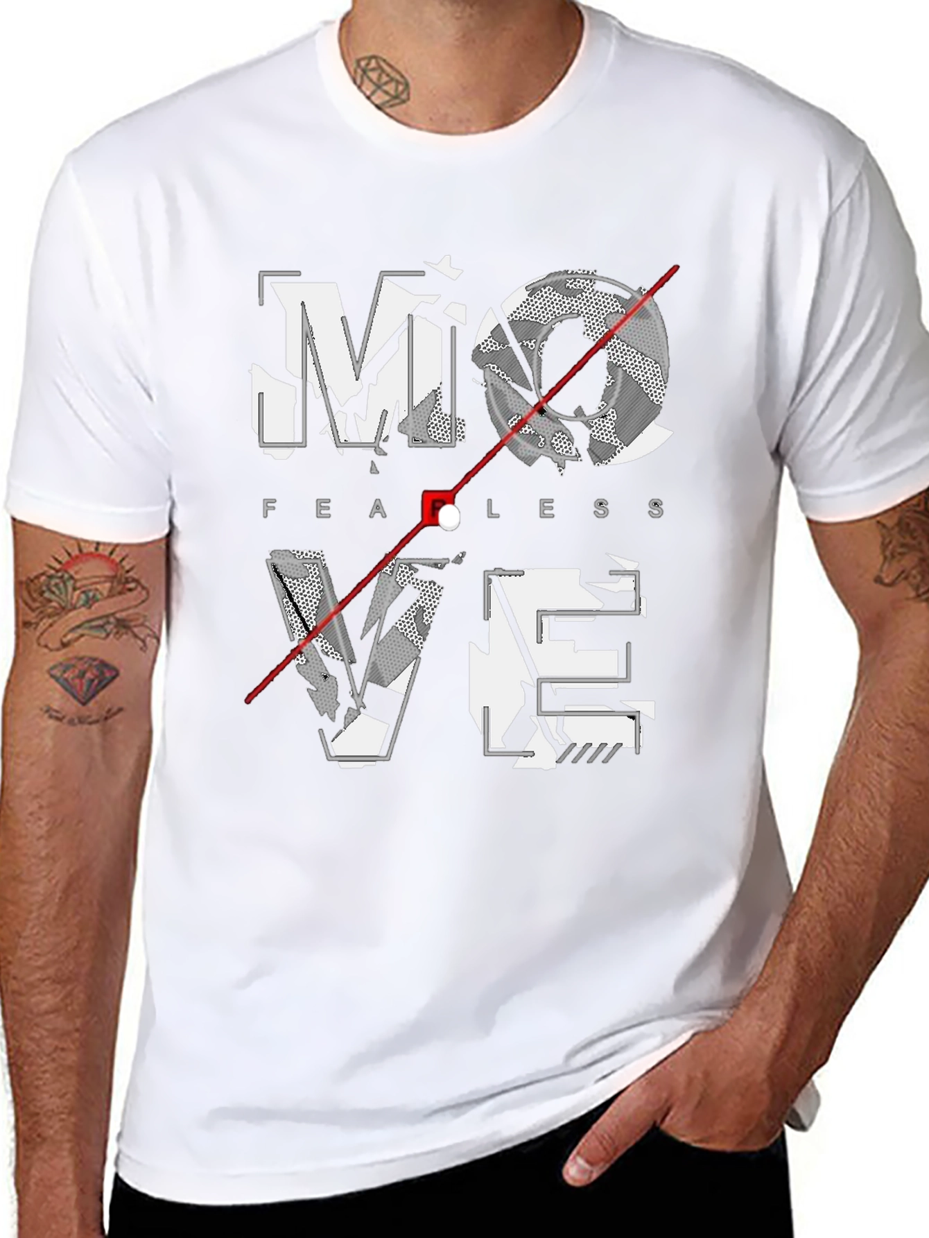 Fearless Move Graphic Tee - Black