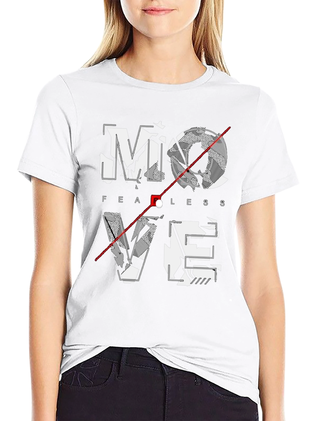 Fearless Move Graphic Tee - Black