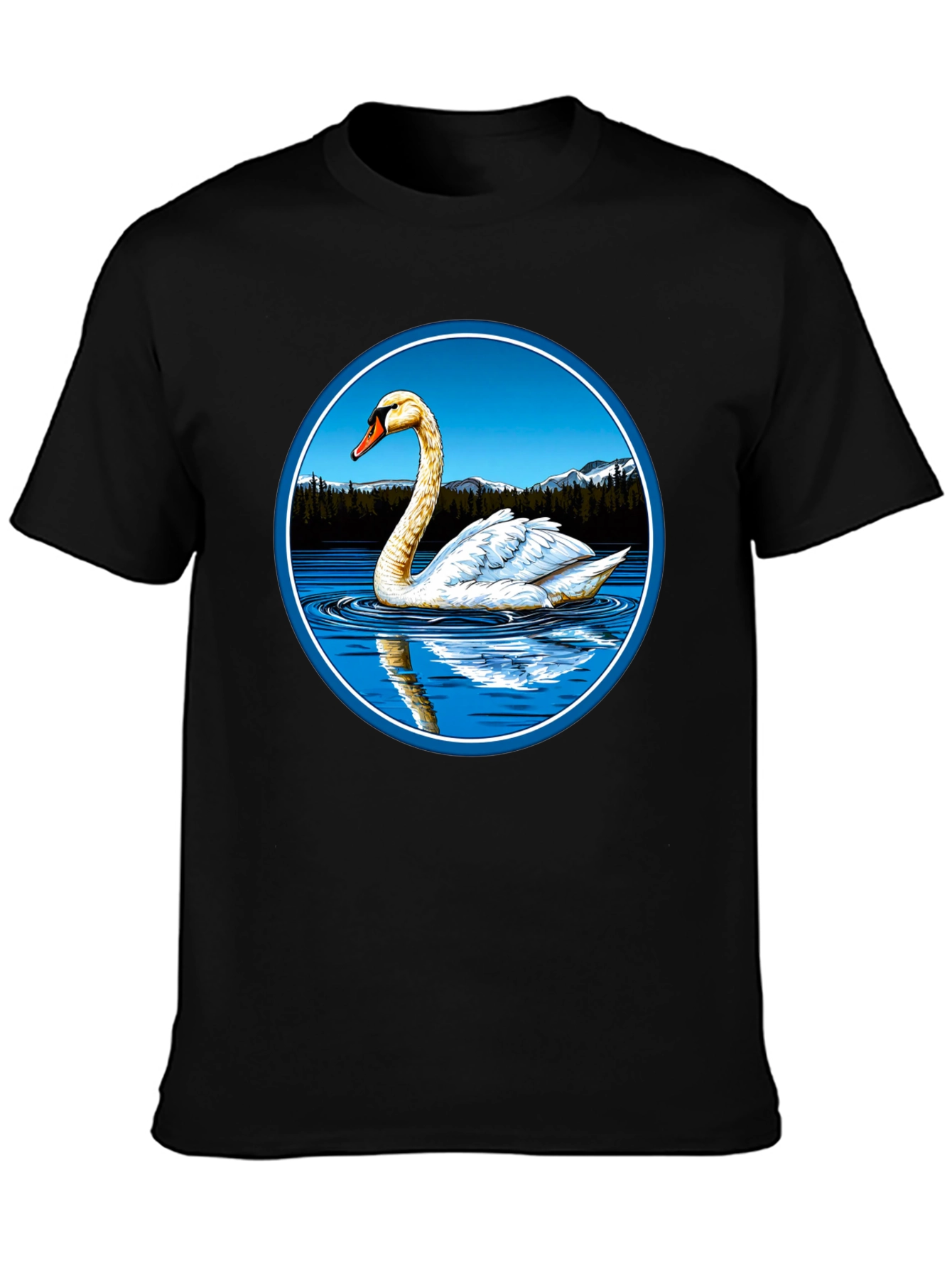 Swan Lake Black T-Shirt