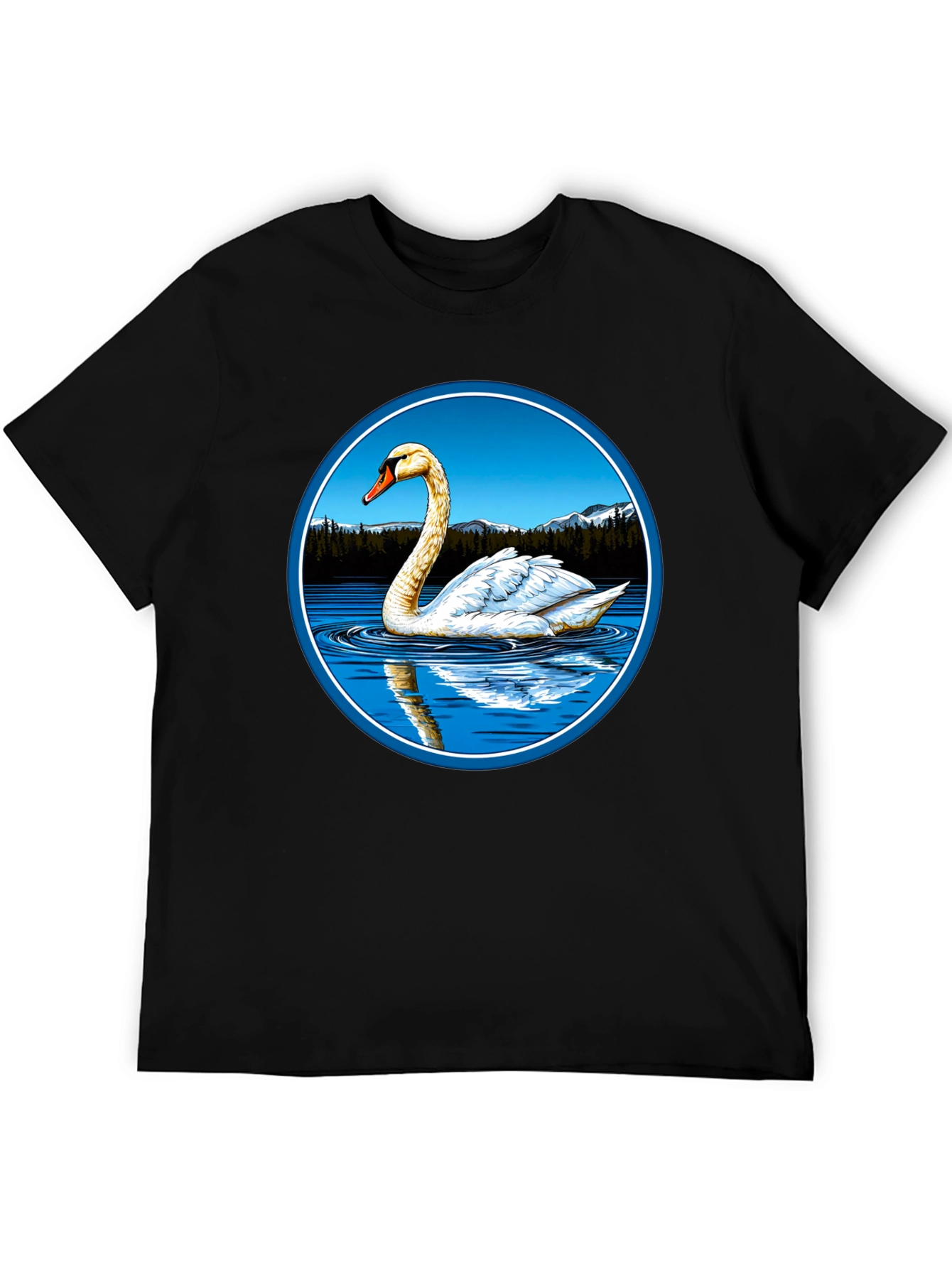 Swan Lake Black T-Shirt
