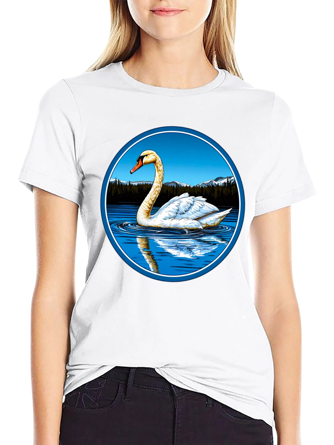 Swan Lake Black T-Shirt