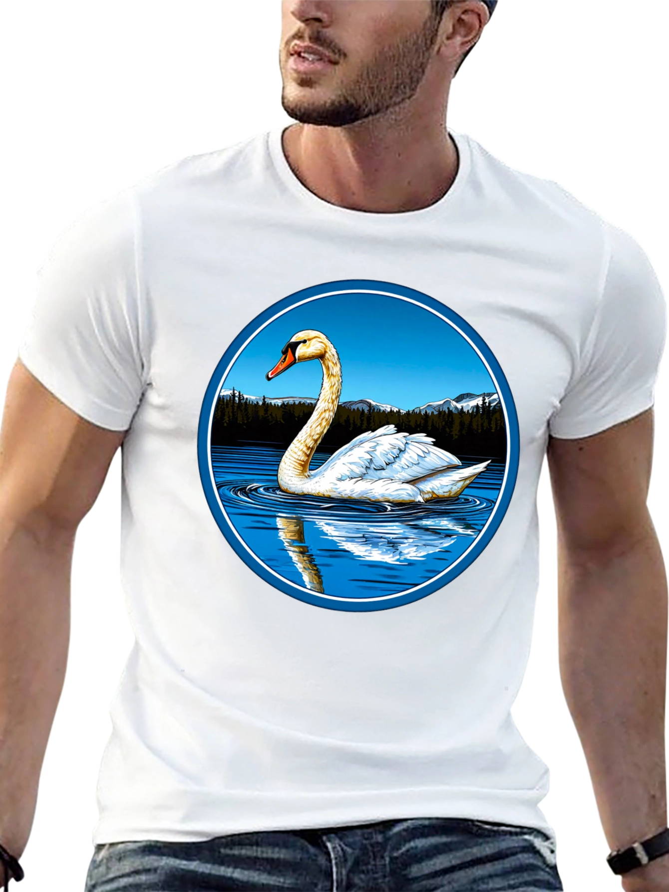 Swan Lake Black T-Shirt