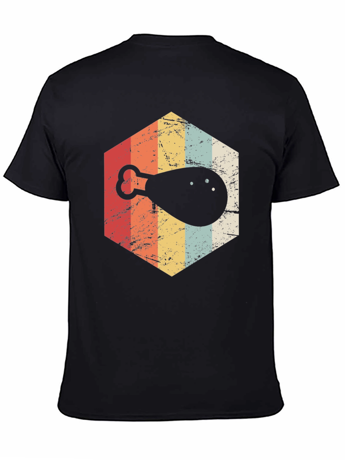 Retro Chicken Leg Graphic T-Shirt