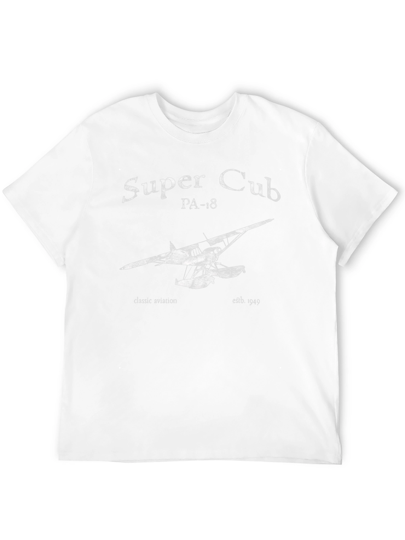 Super Cub PA-18 T-Shirt - Classic Aviation Tee