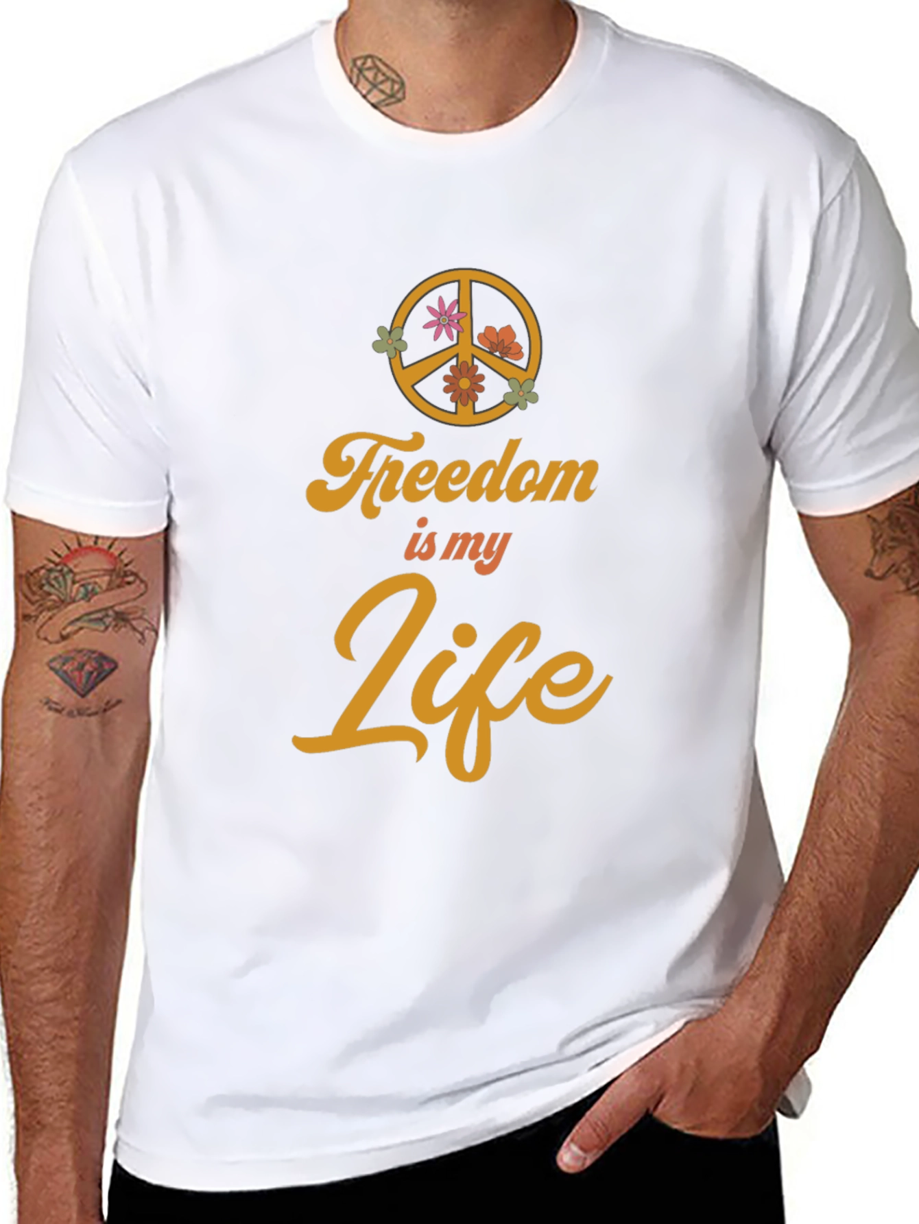 Freedom is my Life Graphic T-Shirt