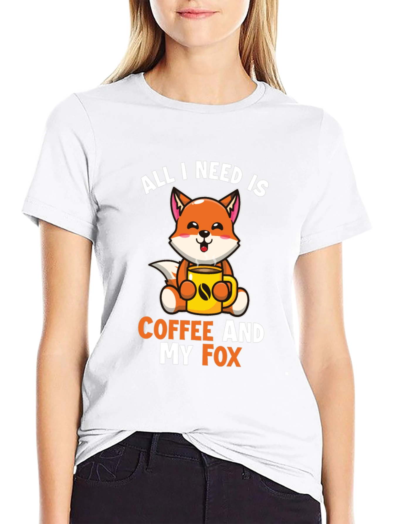 All I Need is Coffee and My Fox T-Shirt