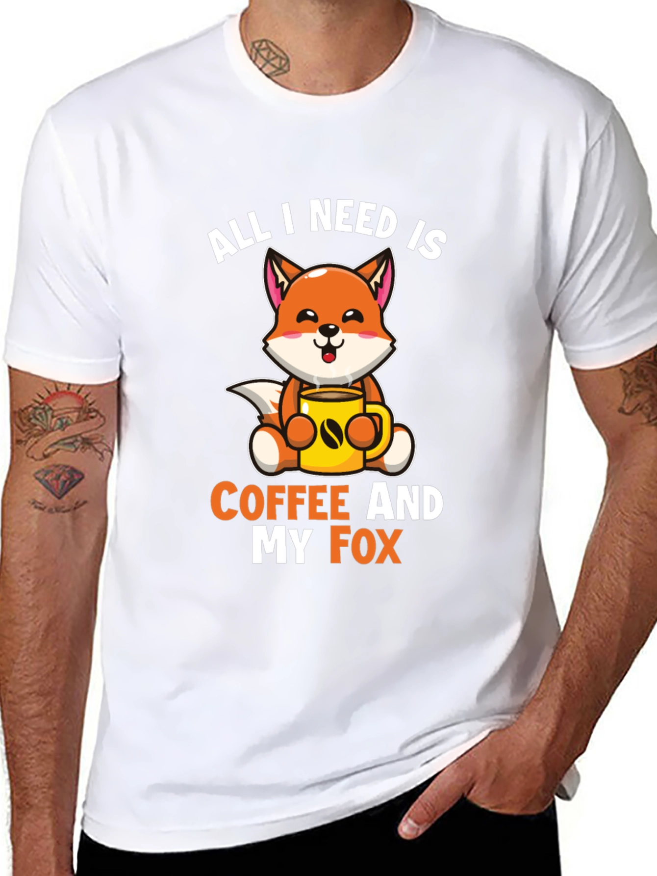 All I Need is Coffee and My Fox T-Shirt