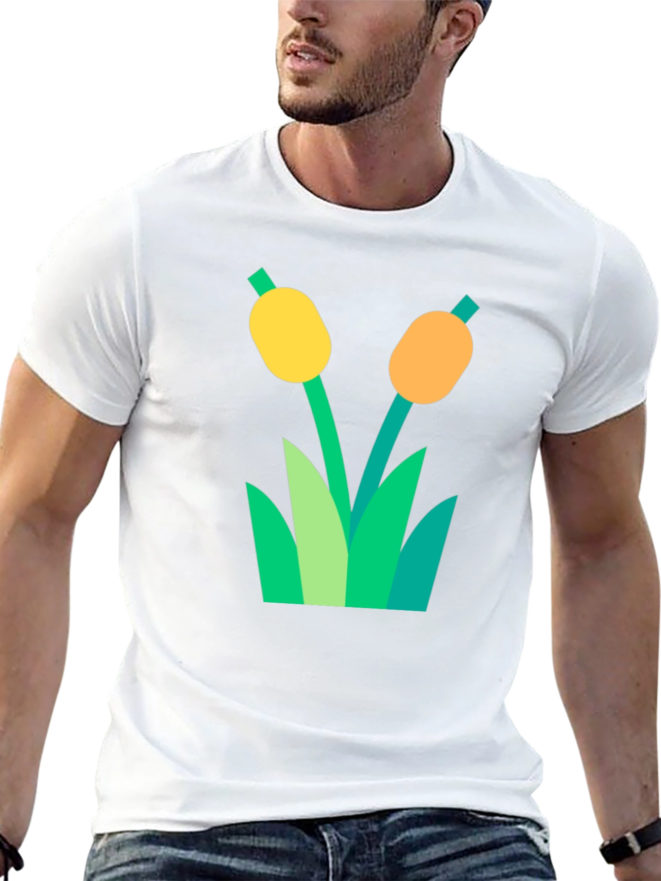 Cattail Graphic T-Shirt - Nature Inspired Tee