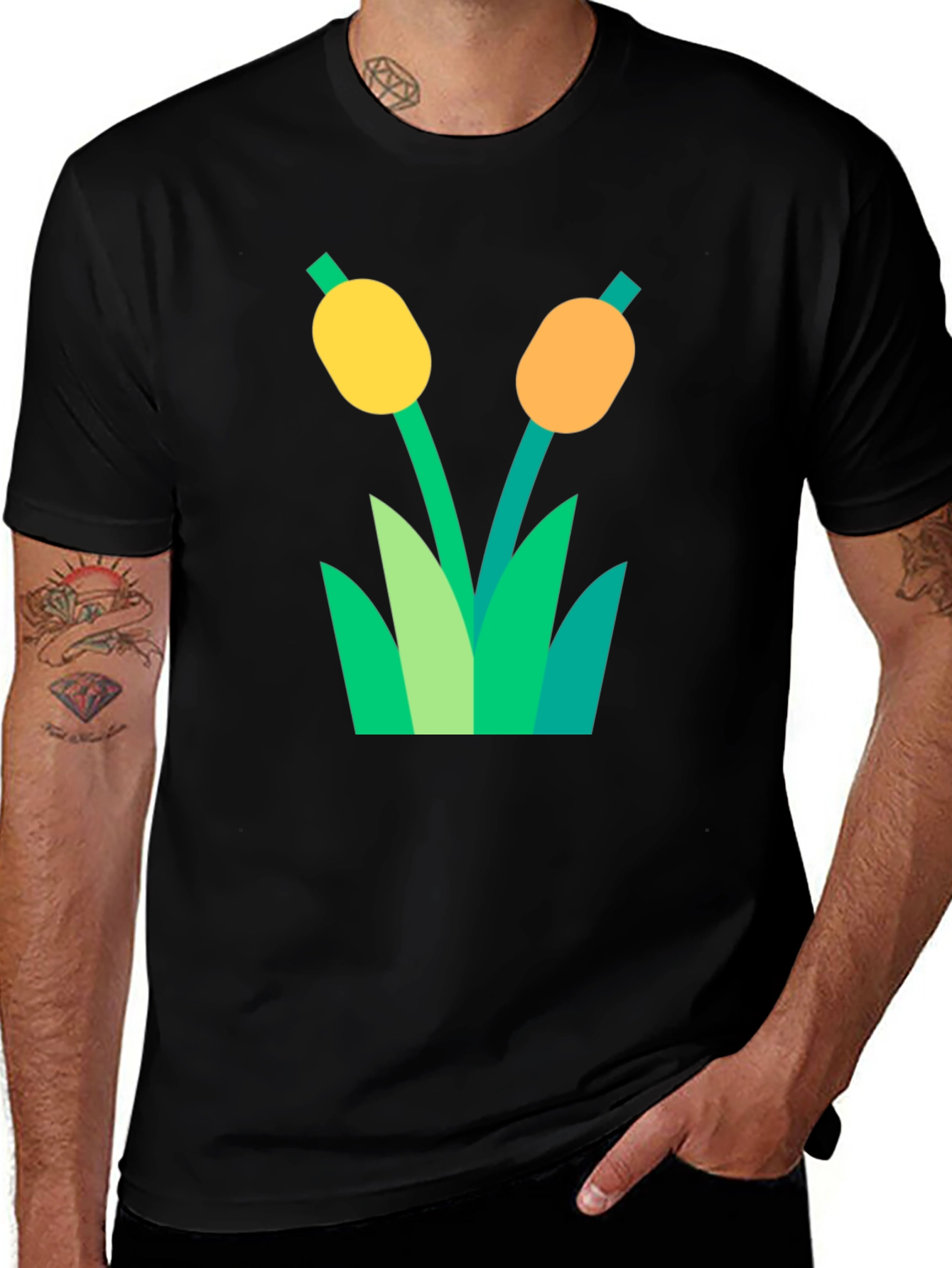 Cattail Graphic T-Shirt - Nature Inspired Tee