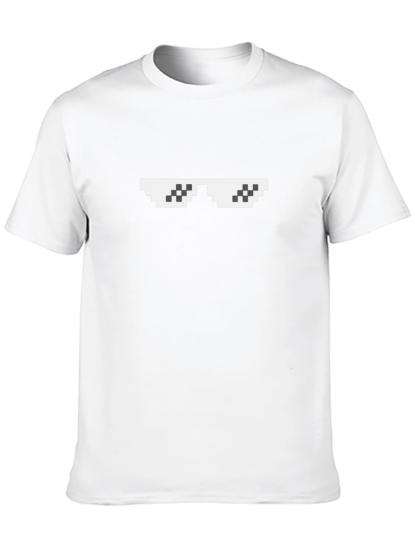 Deal With It Pixel Sunglasses Graphic T-Shirt