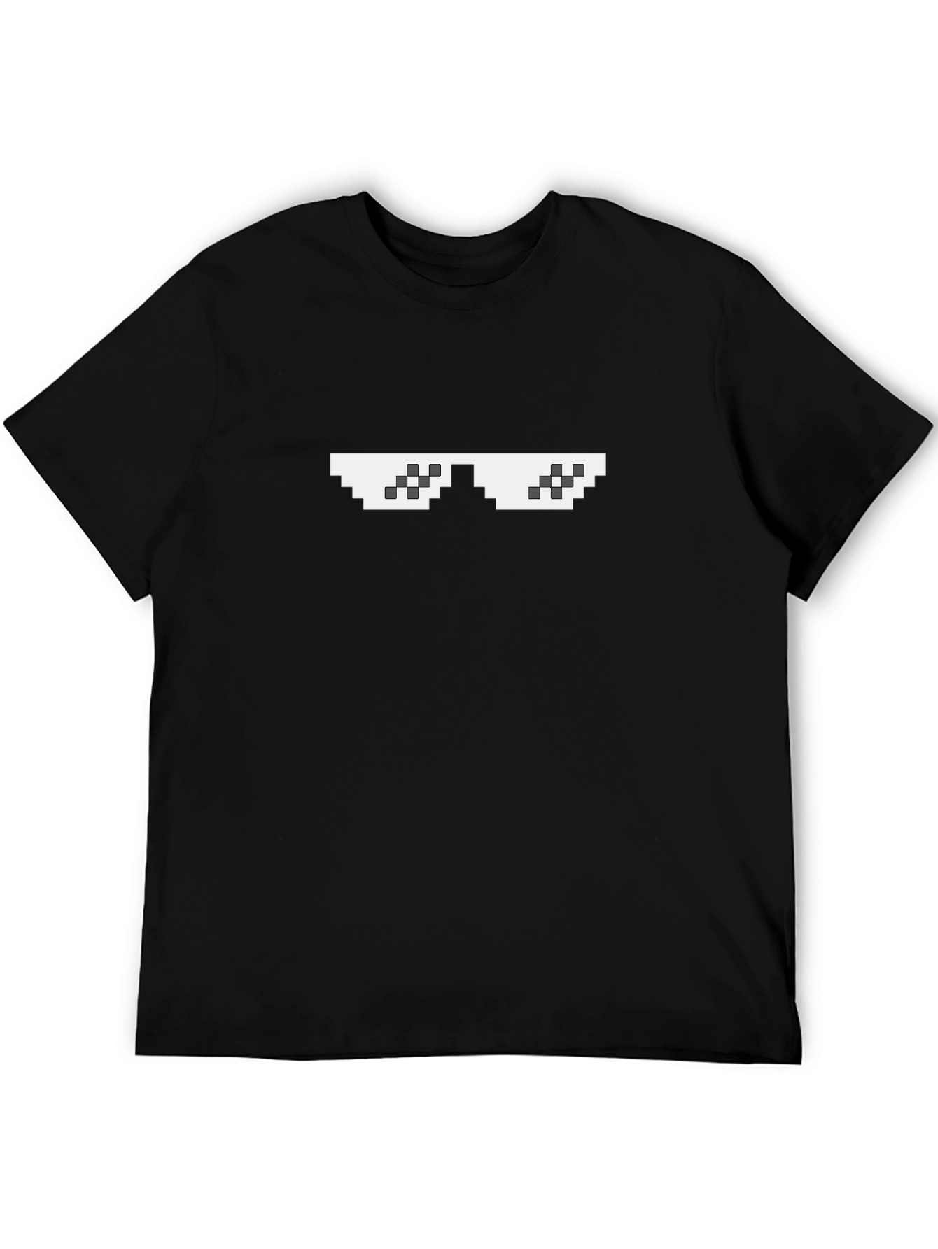 Deal With It Pixel Sunglasses Graphic T-Shirt