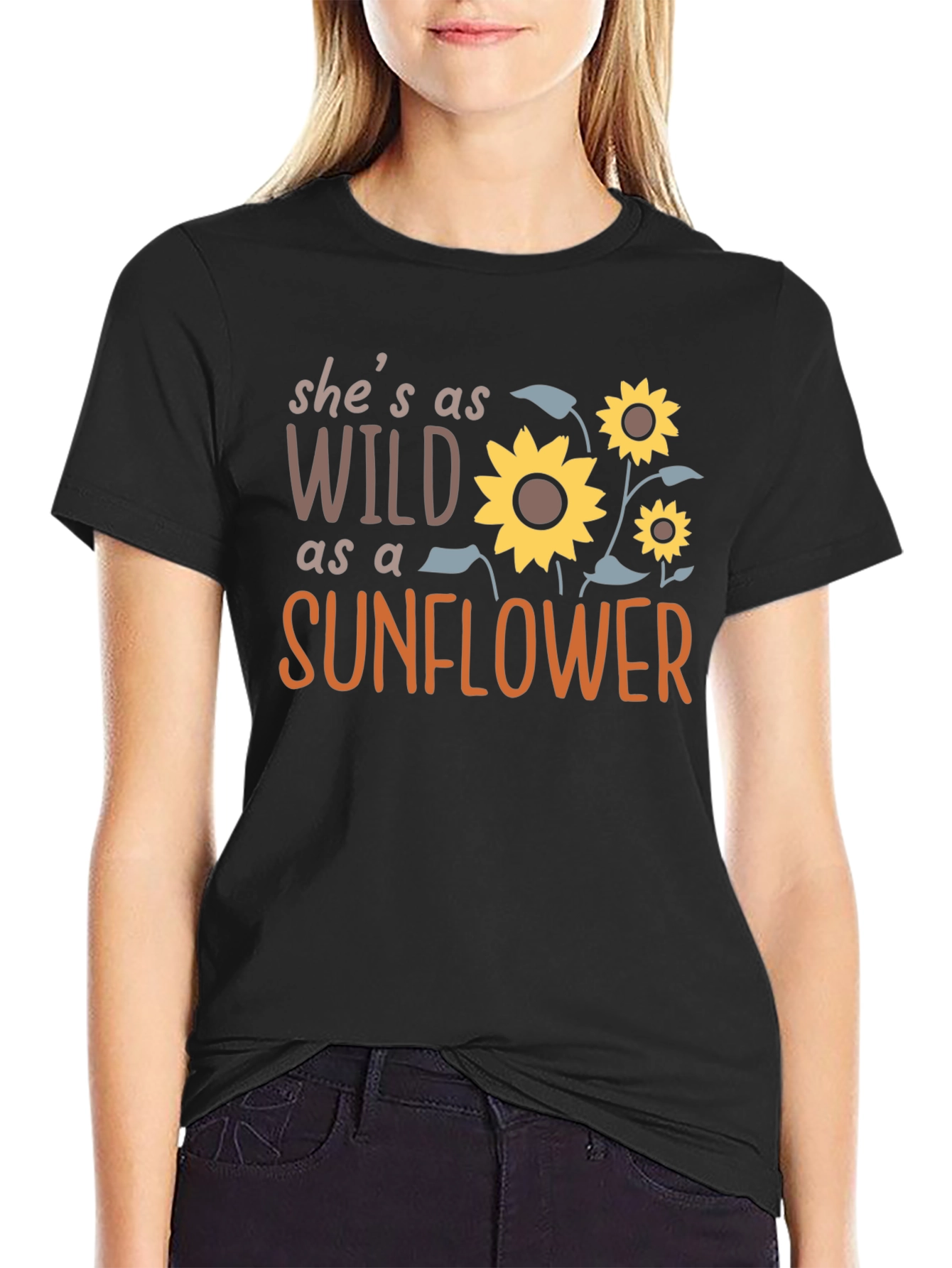 Wild as a Sunflower Graphic Tee