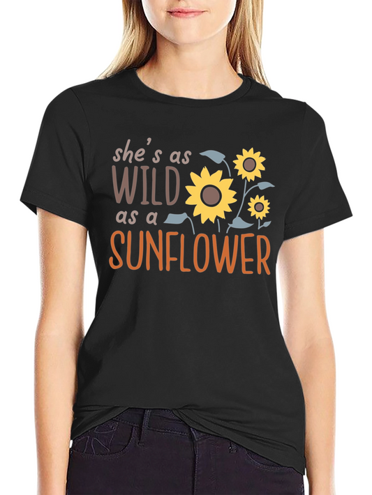 Wild as a Sunflower Graphic Tee