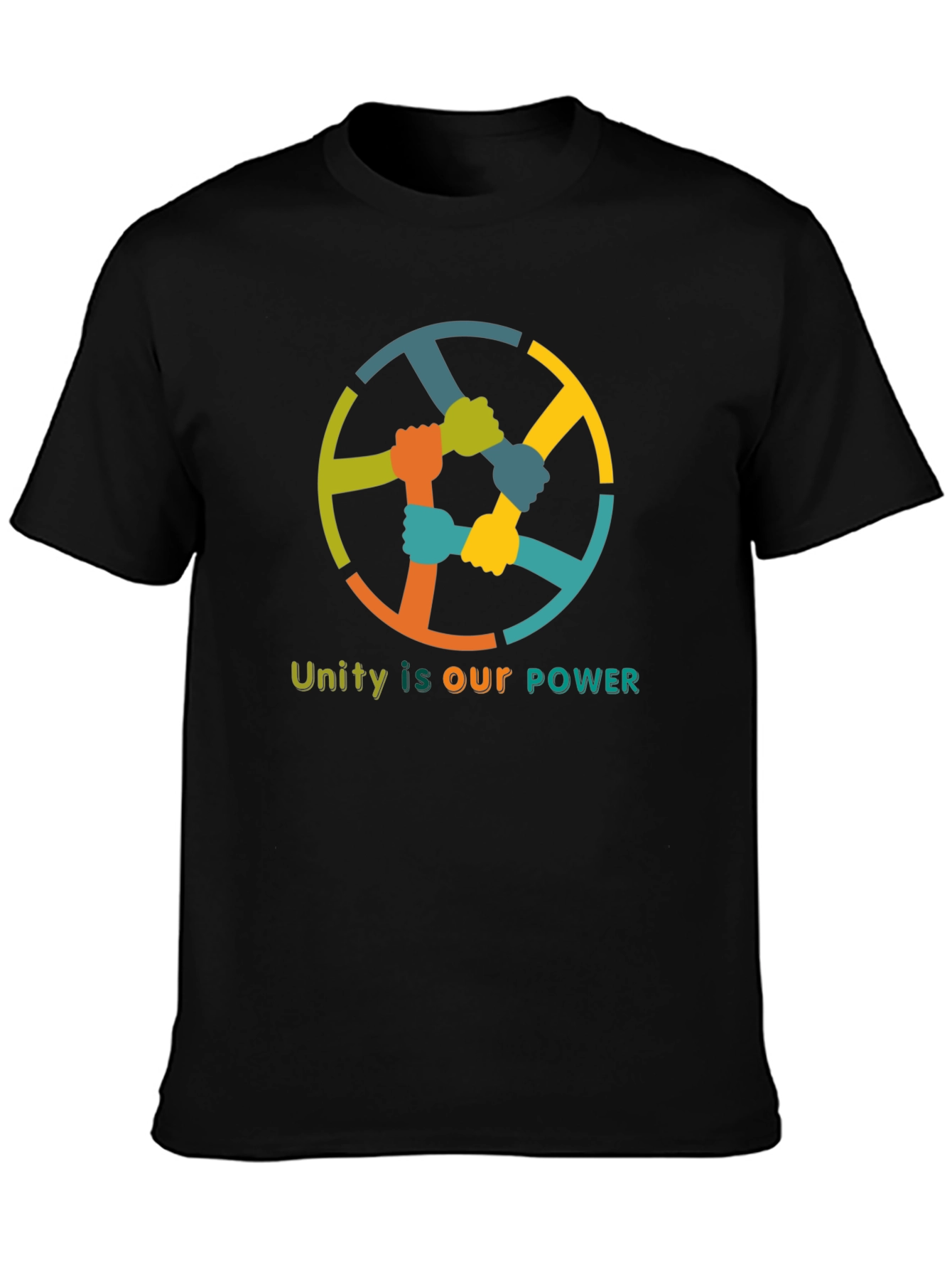 Unity Power T-Shirt - Strength in Togetherness Graphic Tee