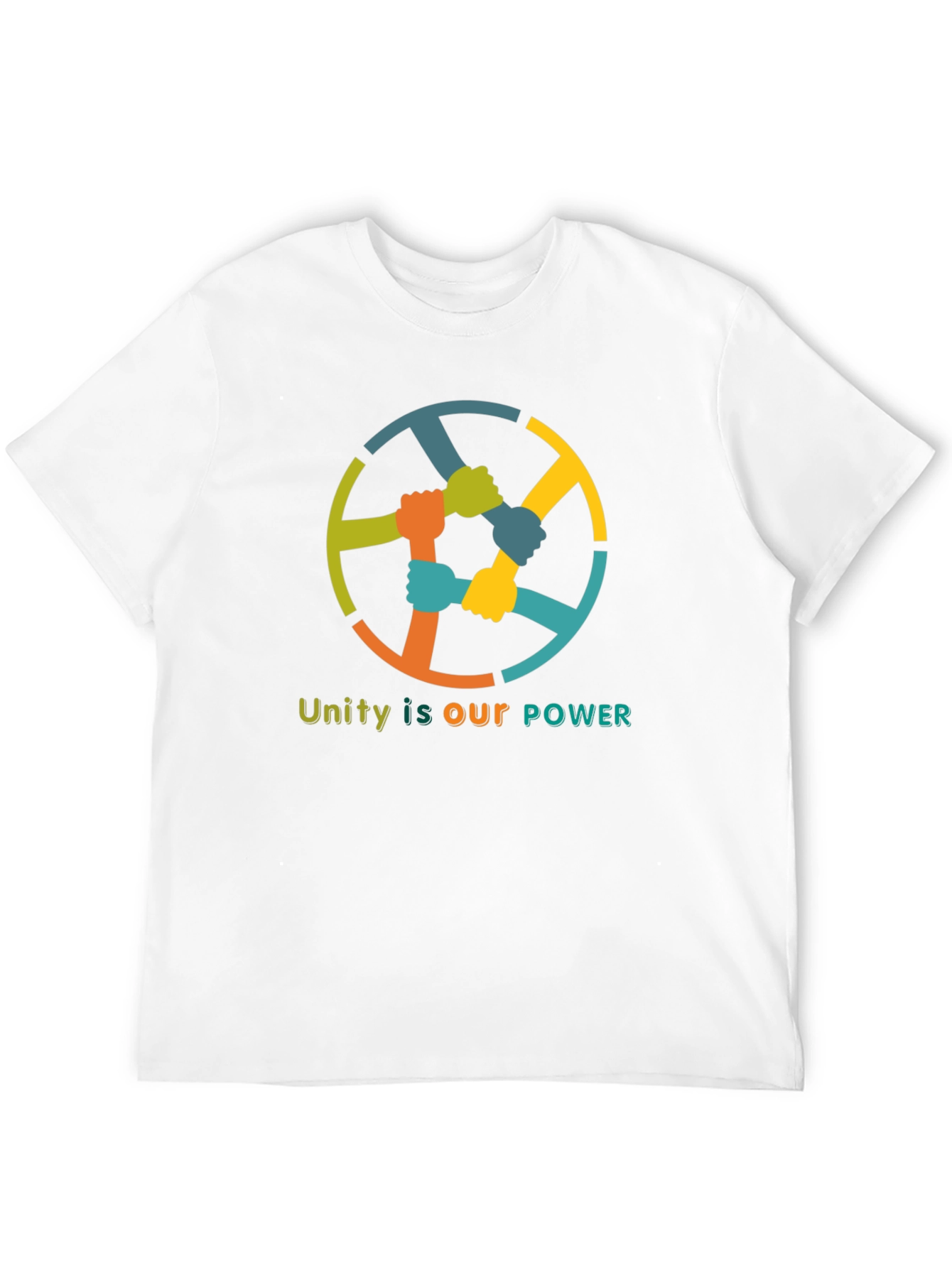 Unity Power T-Shirt - Strength in Togetherness Graphic Tee