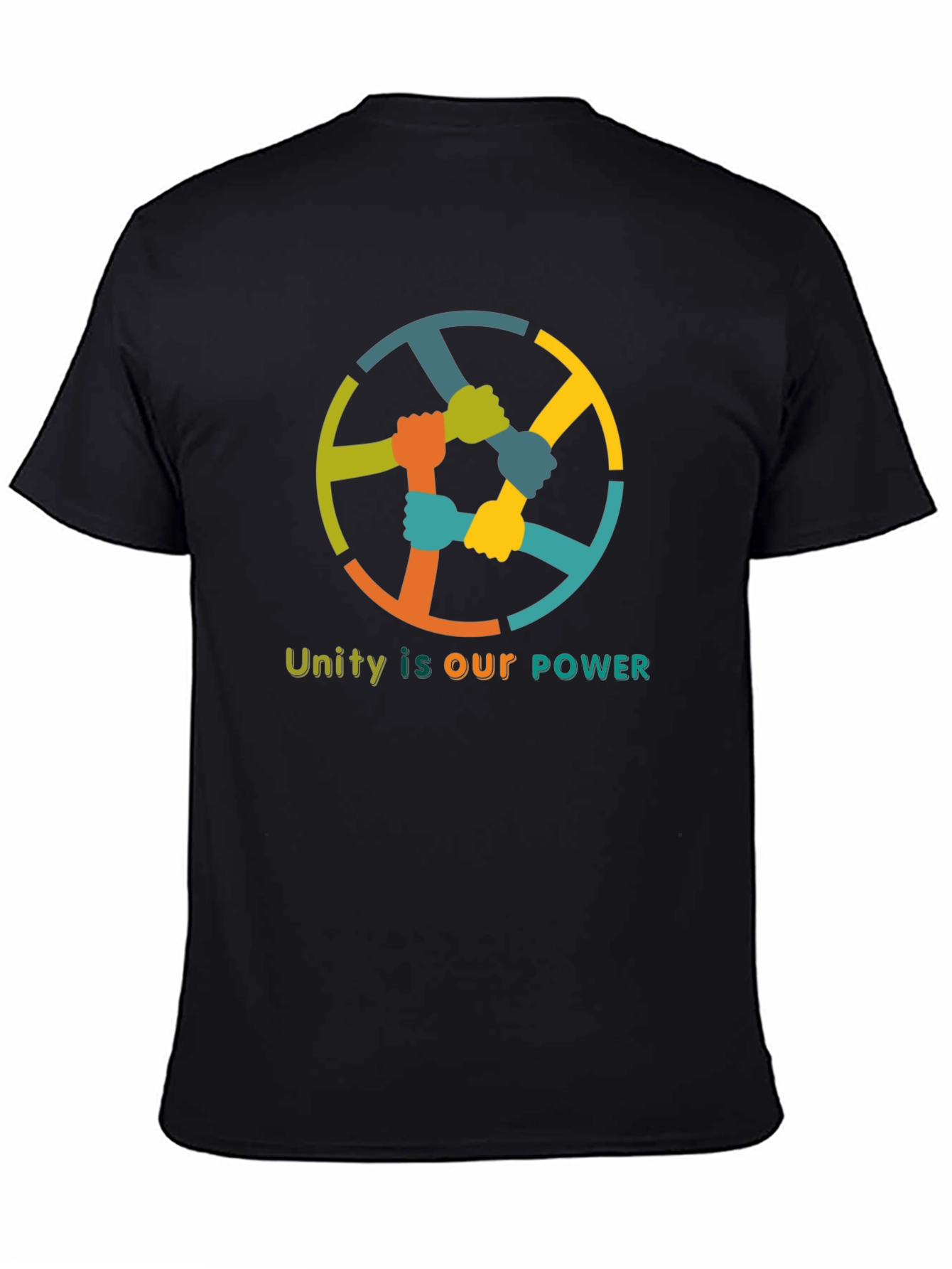 Unity Power T-Shirt - Strength in Togetherness Graphic Tee