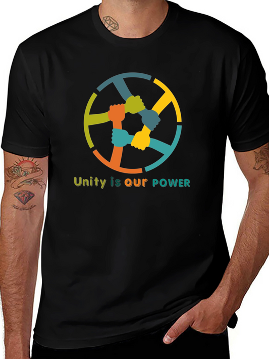 Unity Power T-Shirt - Strength in Togetherness Graphic Tee