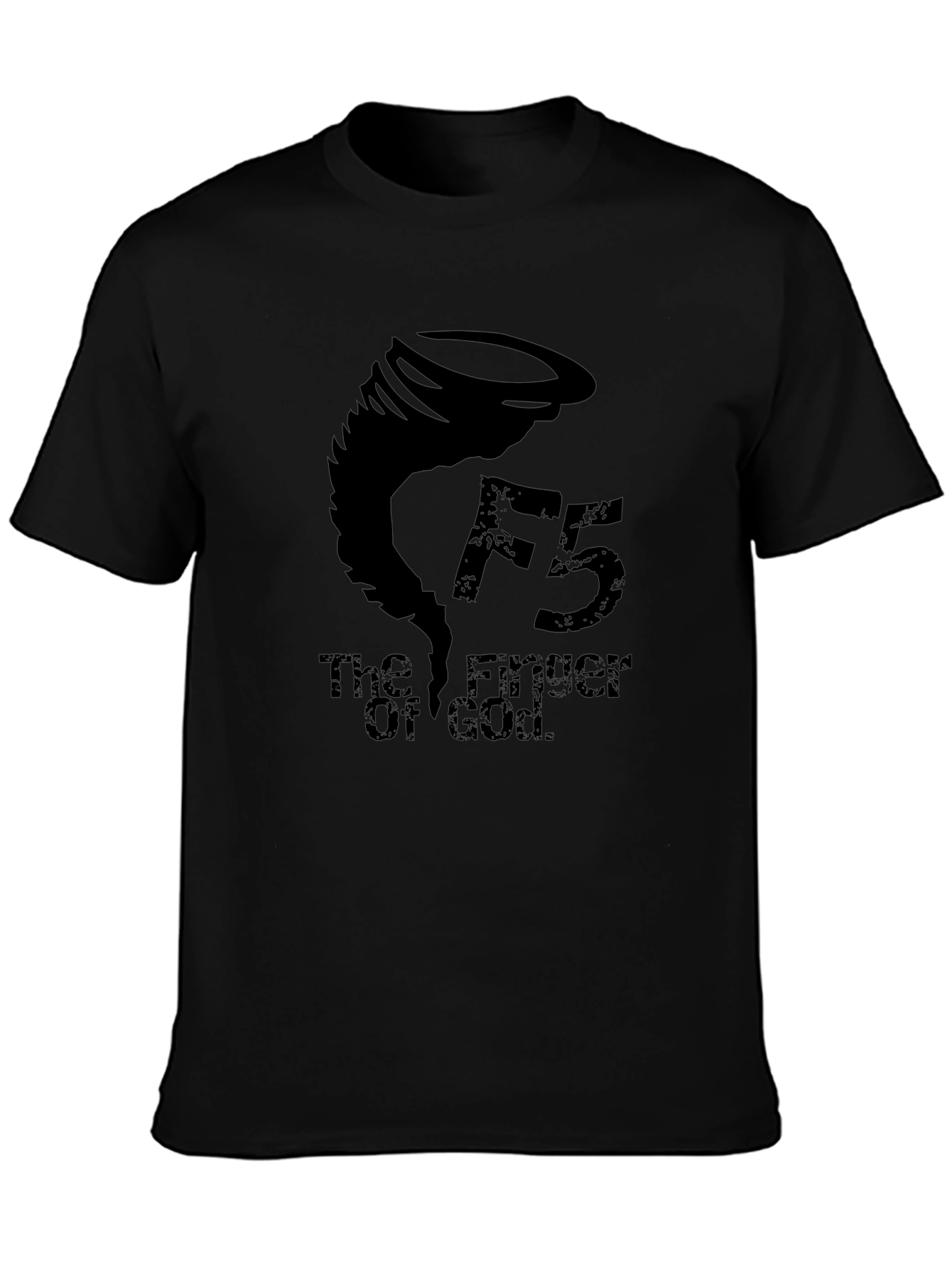 F5 Finger of God Tornado Black T-Shirt
