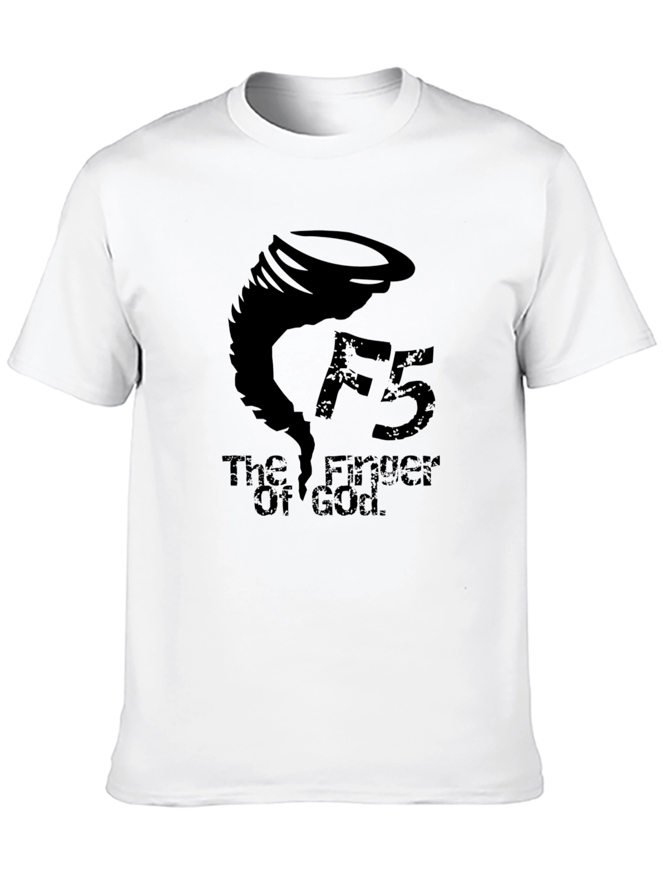 F5 Finger of God Tornado Black T-Shirt