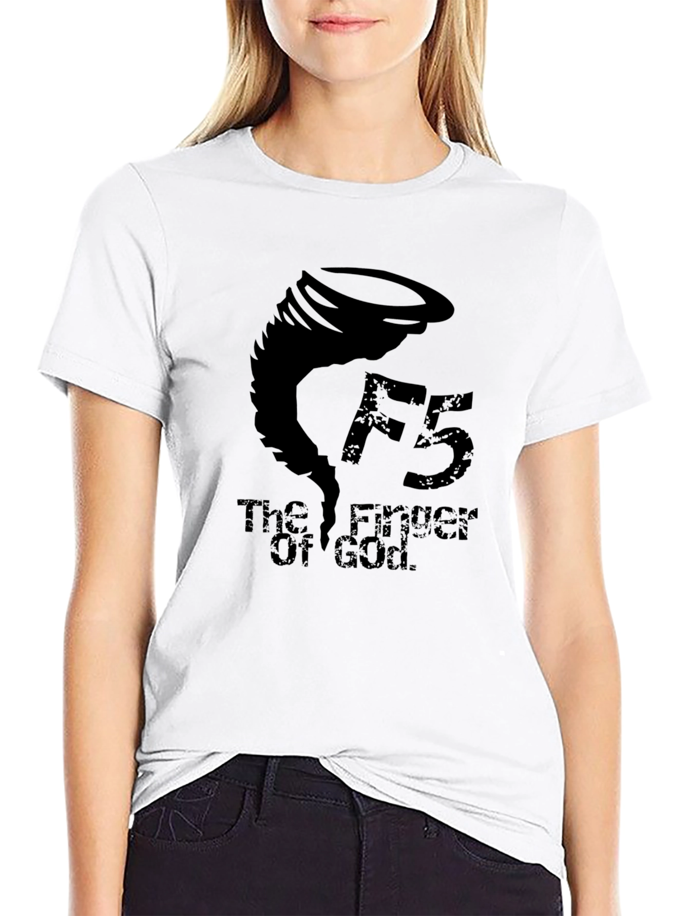 F5 Finger of God Tornado Black T-Shirt