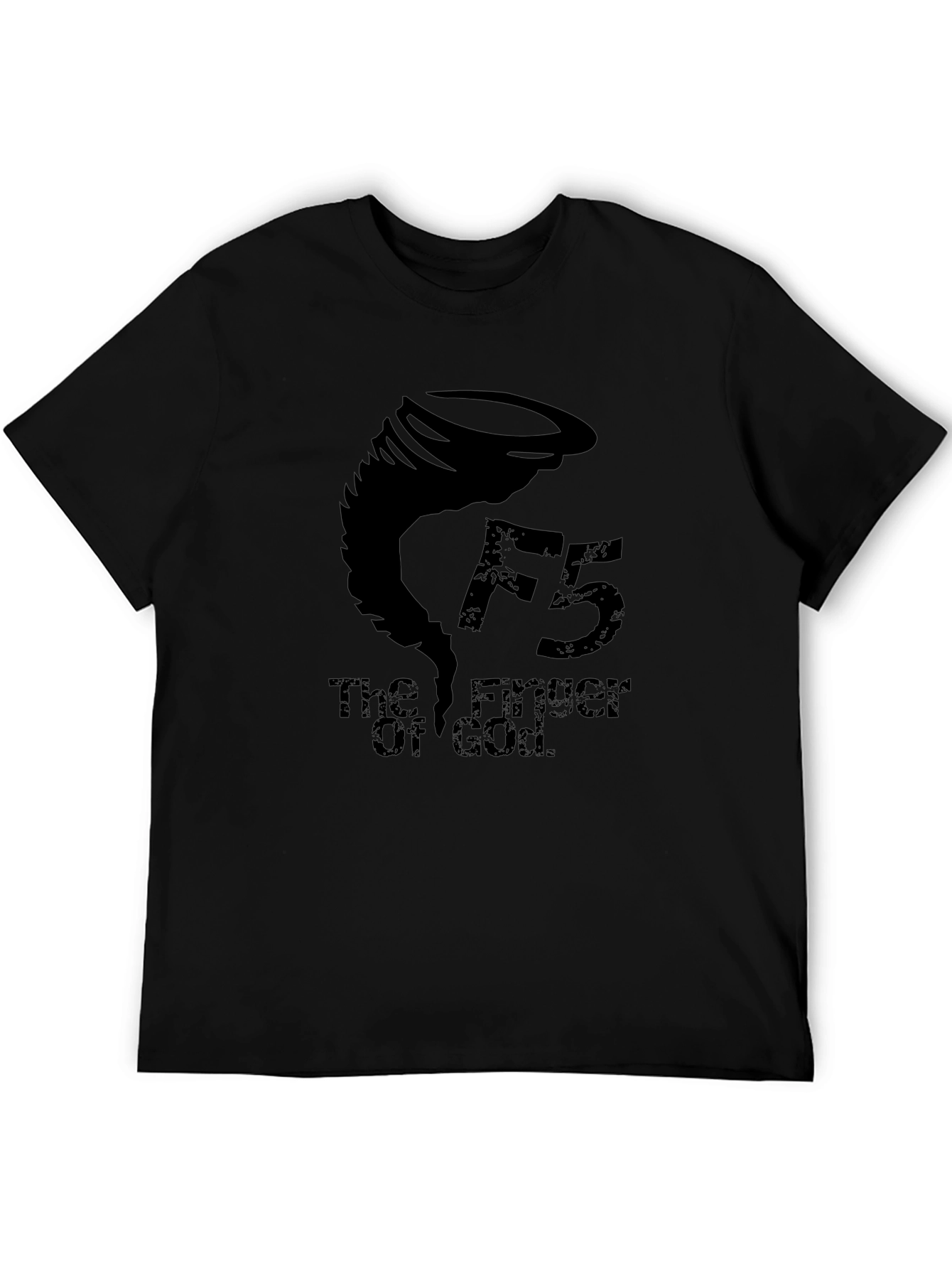 F5 Finger of God Tornado Black T-Shirt
