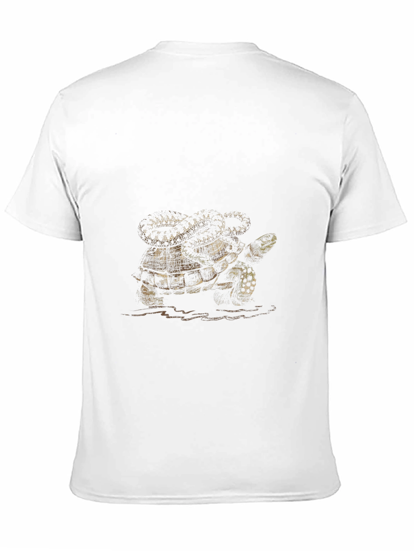 Turtle Graphic Black T-Shirt