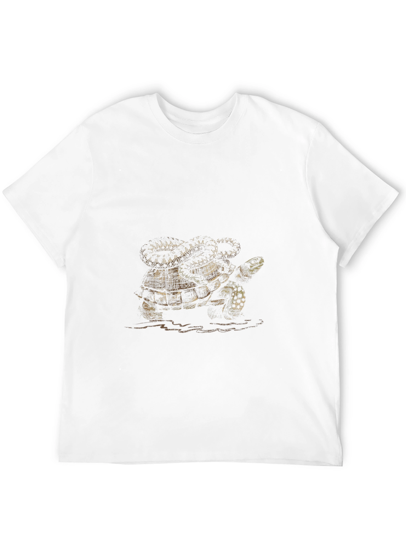 Turtle Graphic Black T-Shirt