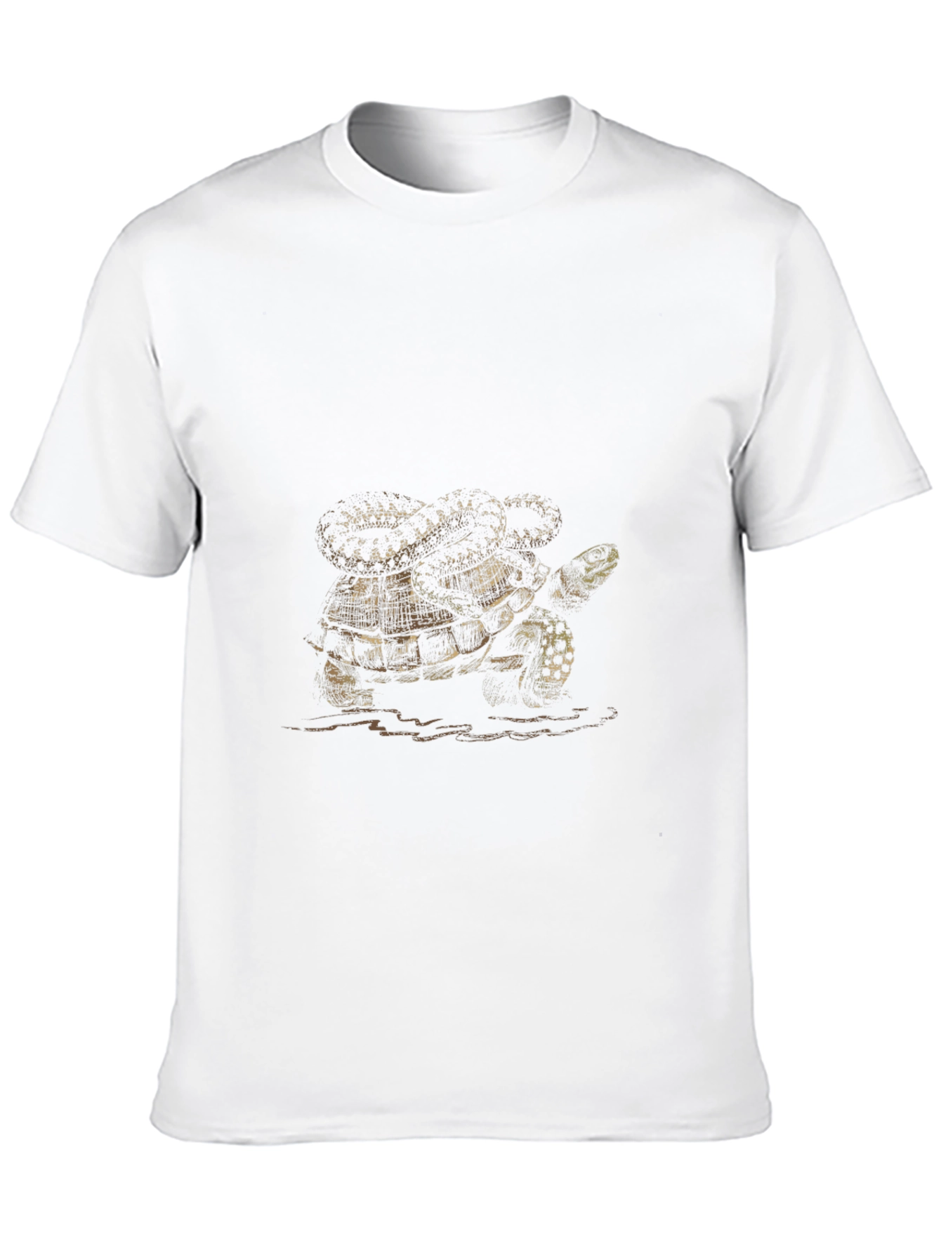 Turtle Graphic Black T-Shirt