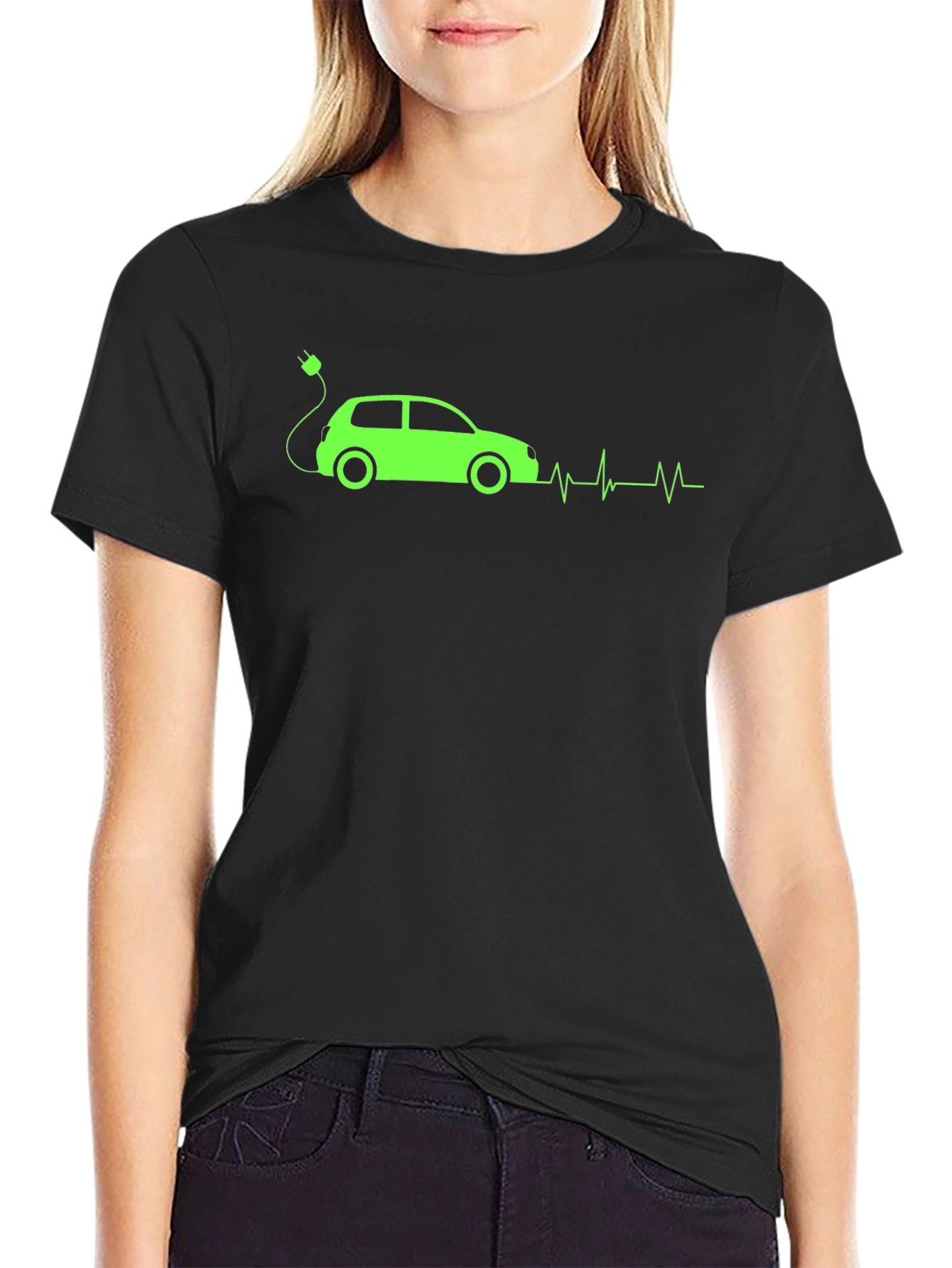 Electric Car Heartbeat T-Shirt