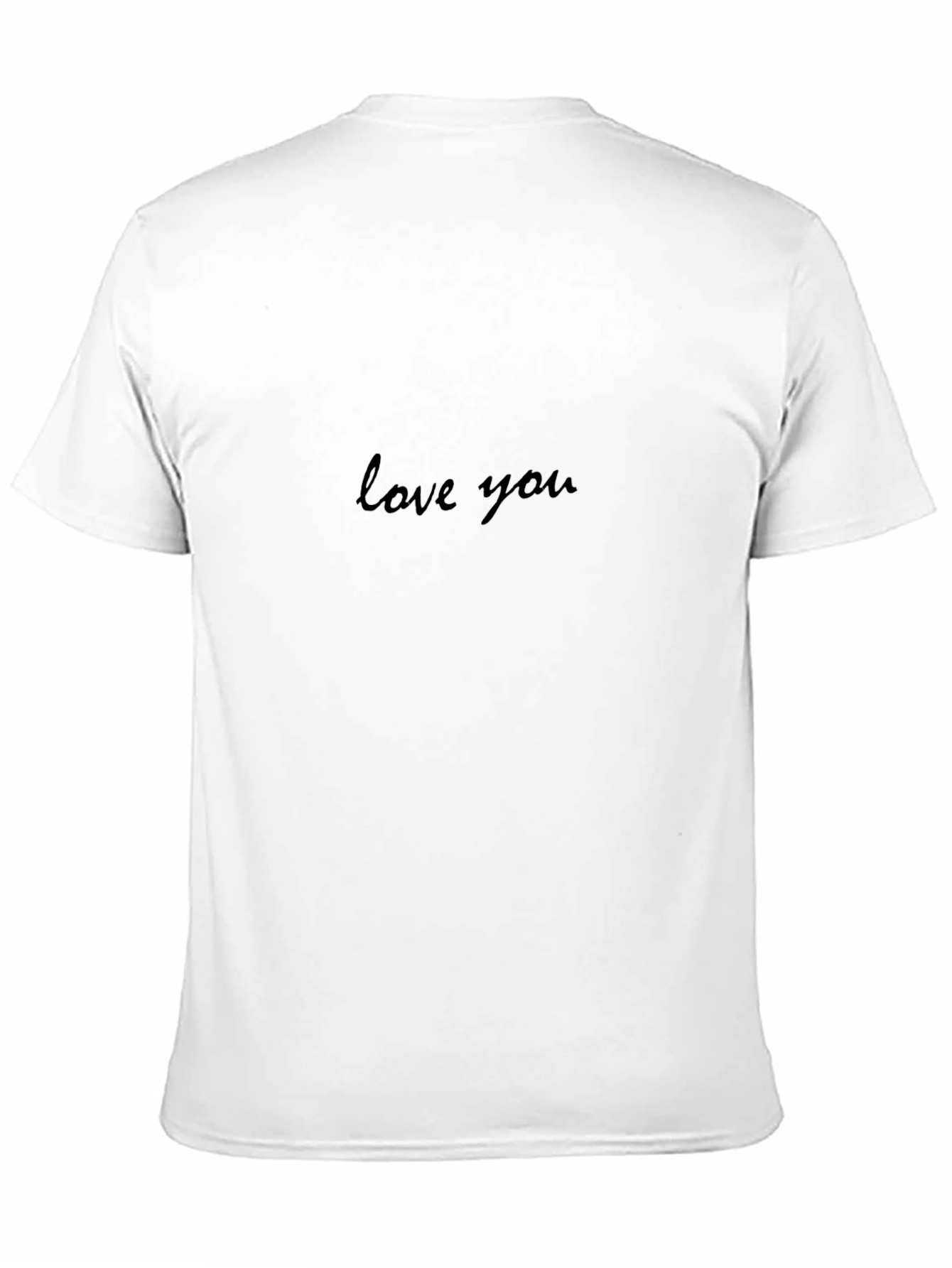 Love You Graphic Black T-Shirt