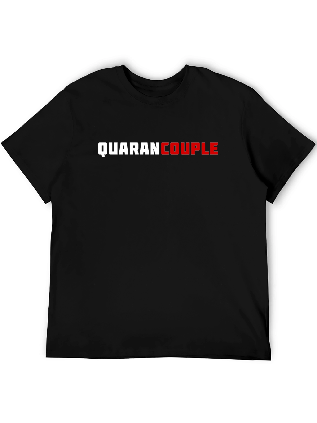 QuaranCouple T-Shirt - Black Cotton Blend