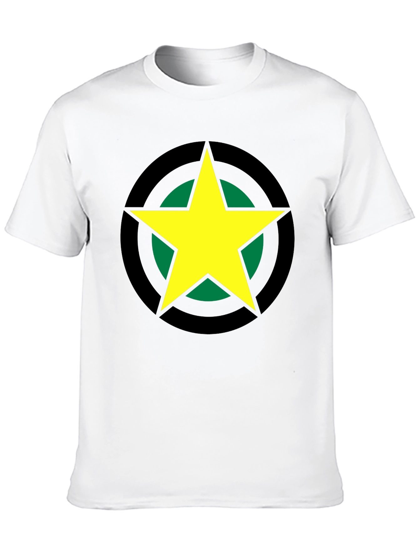 Bold Star Graphic Tee - Black