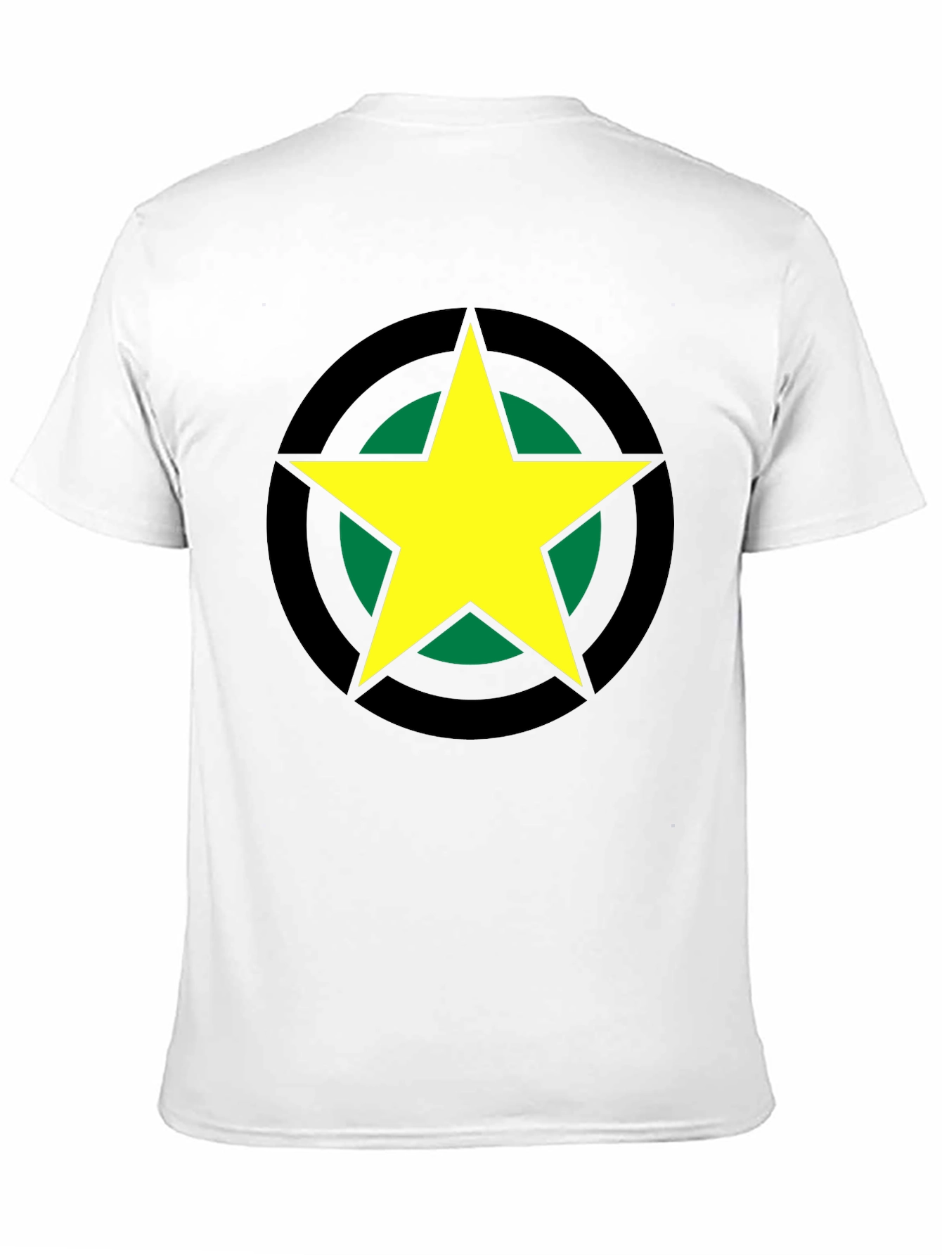 Bold Star Graphic Tee - Black