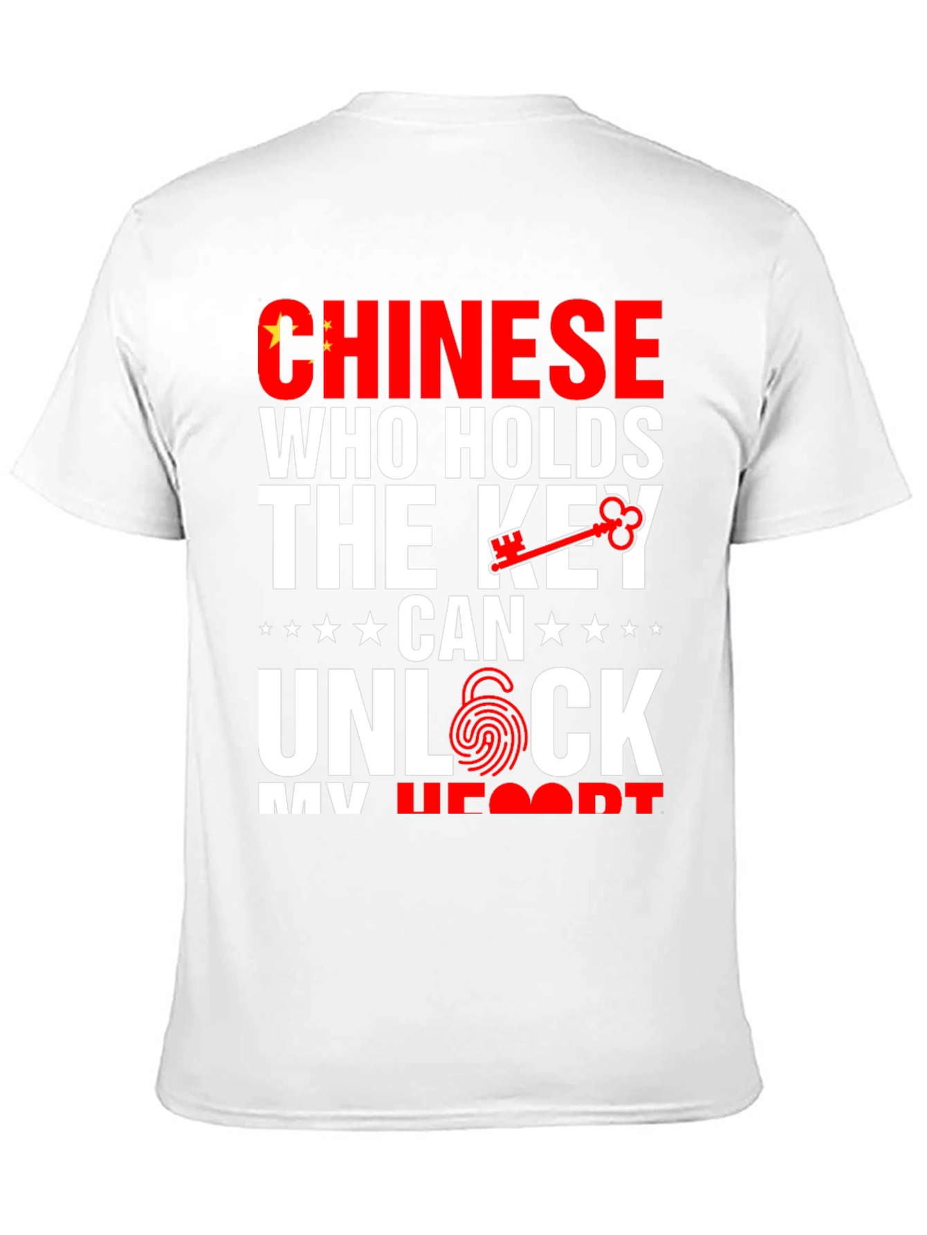 Chinese Key to My Heart Graphic T-Shirt