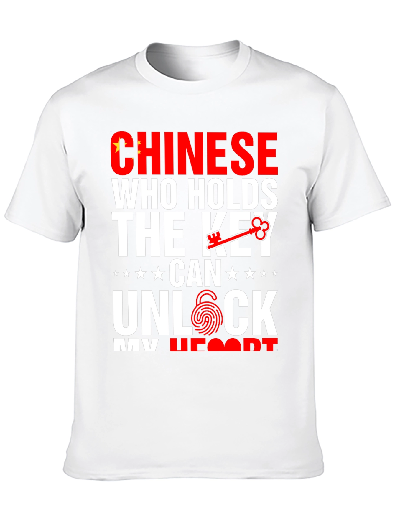 Chinese Key to My Heart Graphic T-Shirt