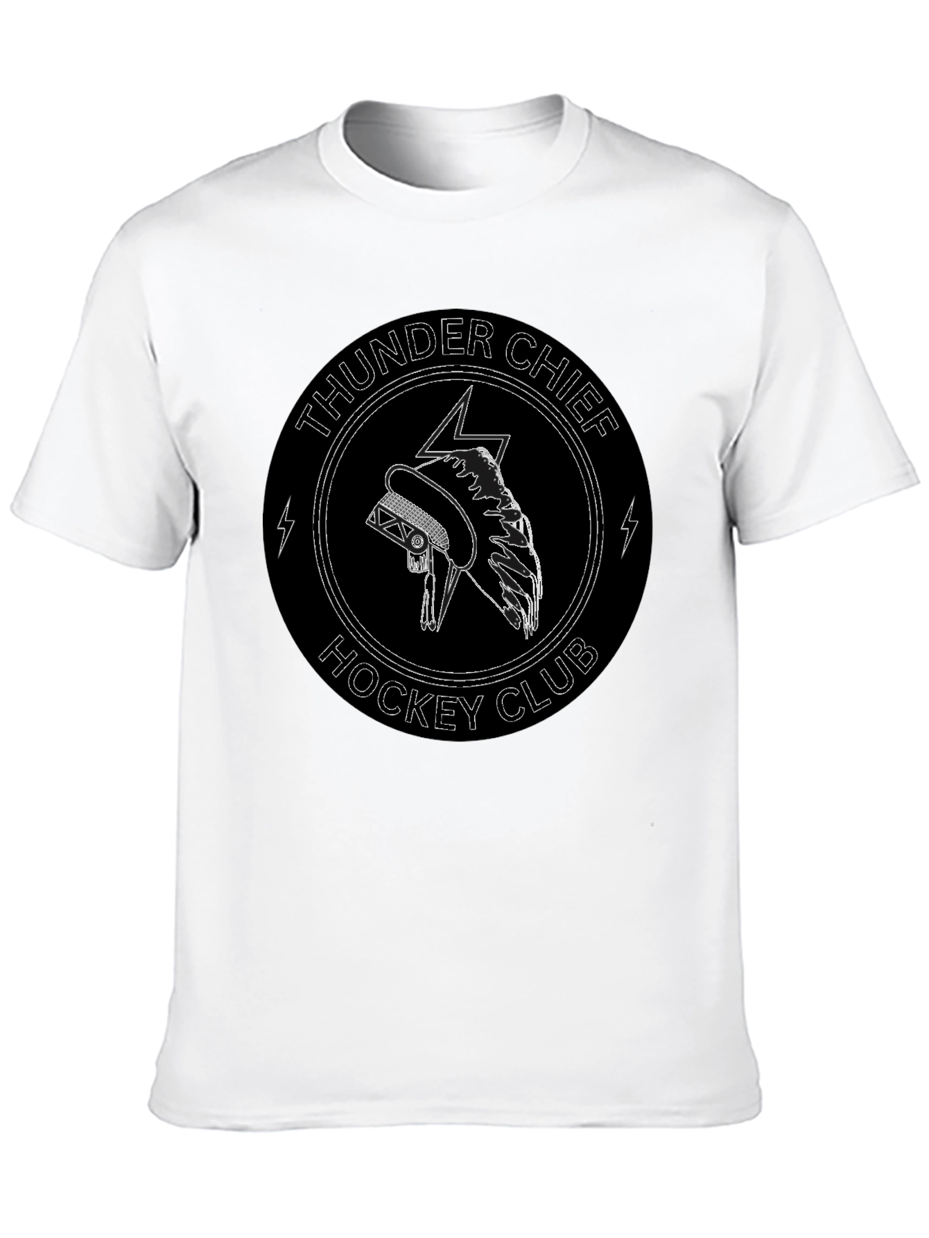 Thunder Chief Hockey Club Black T-Shirt