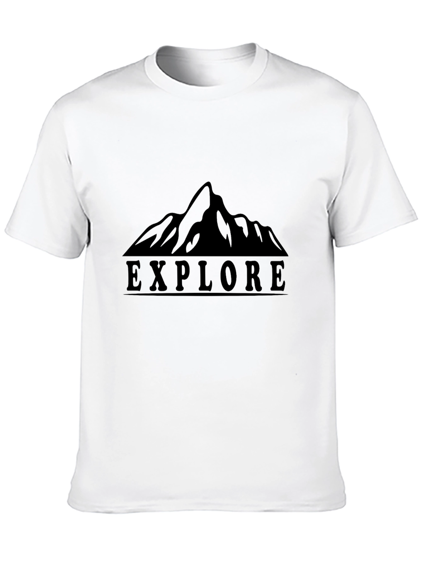 Explore Mountain Graphic Tee - Adventure Awaits!
